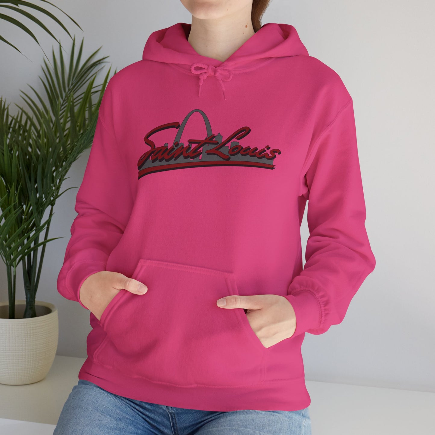 Unisex Hooded Sweatshirt with Saint Louis Graphic