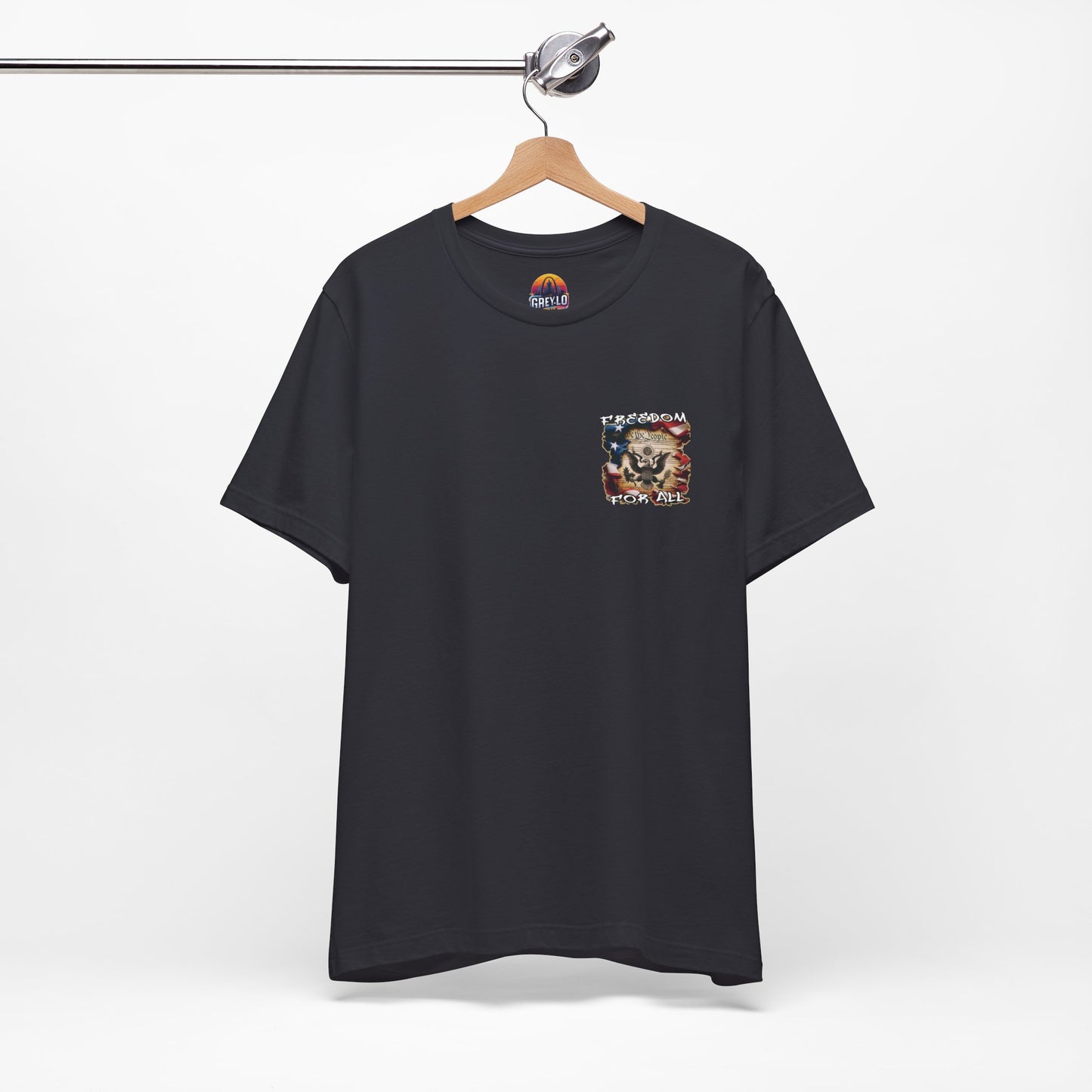 Freedom For All Unisex Tee - Bella Canvas Front & Back Print