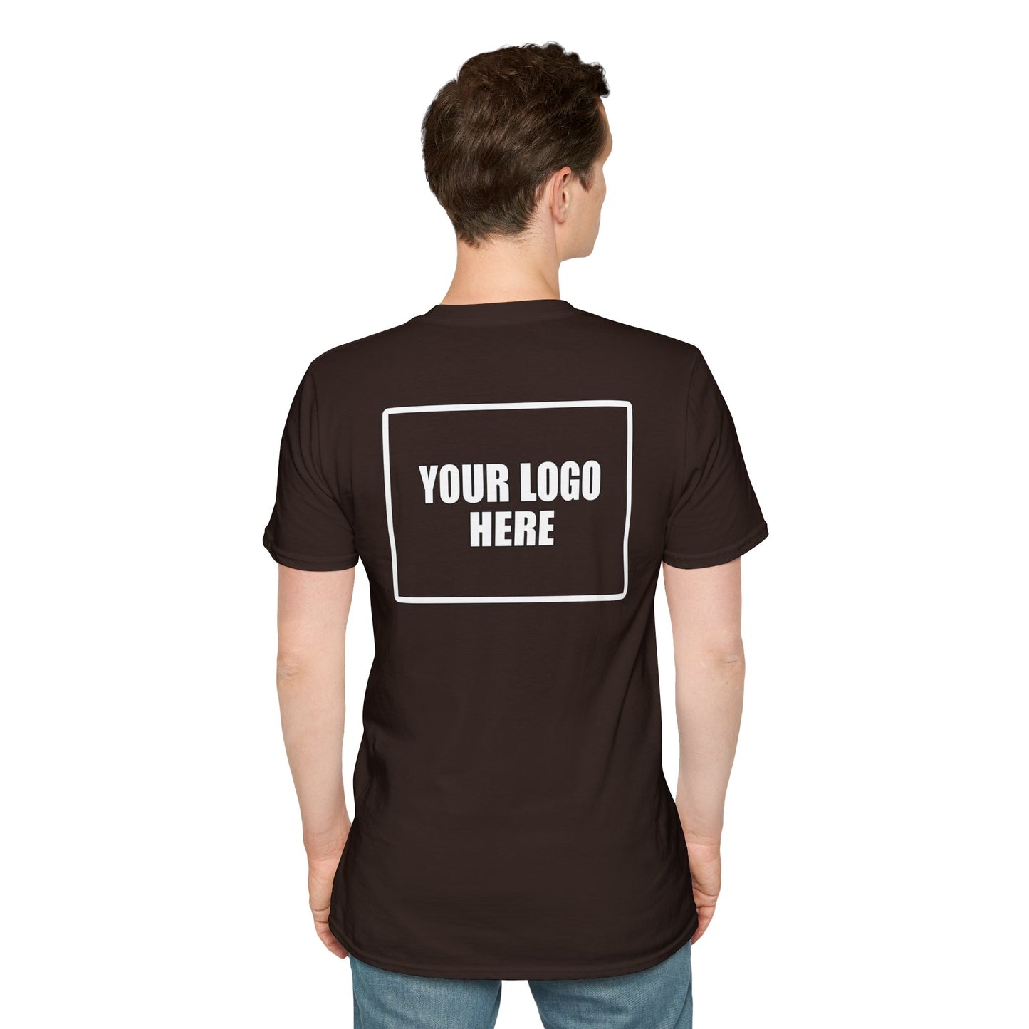 Front and Back Logo Work Shirt