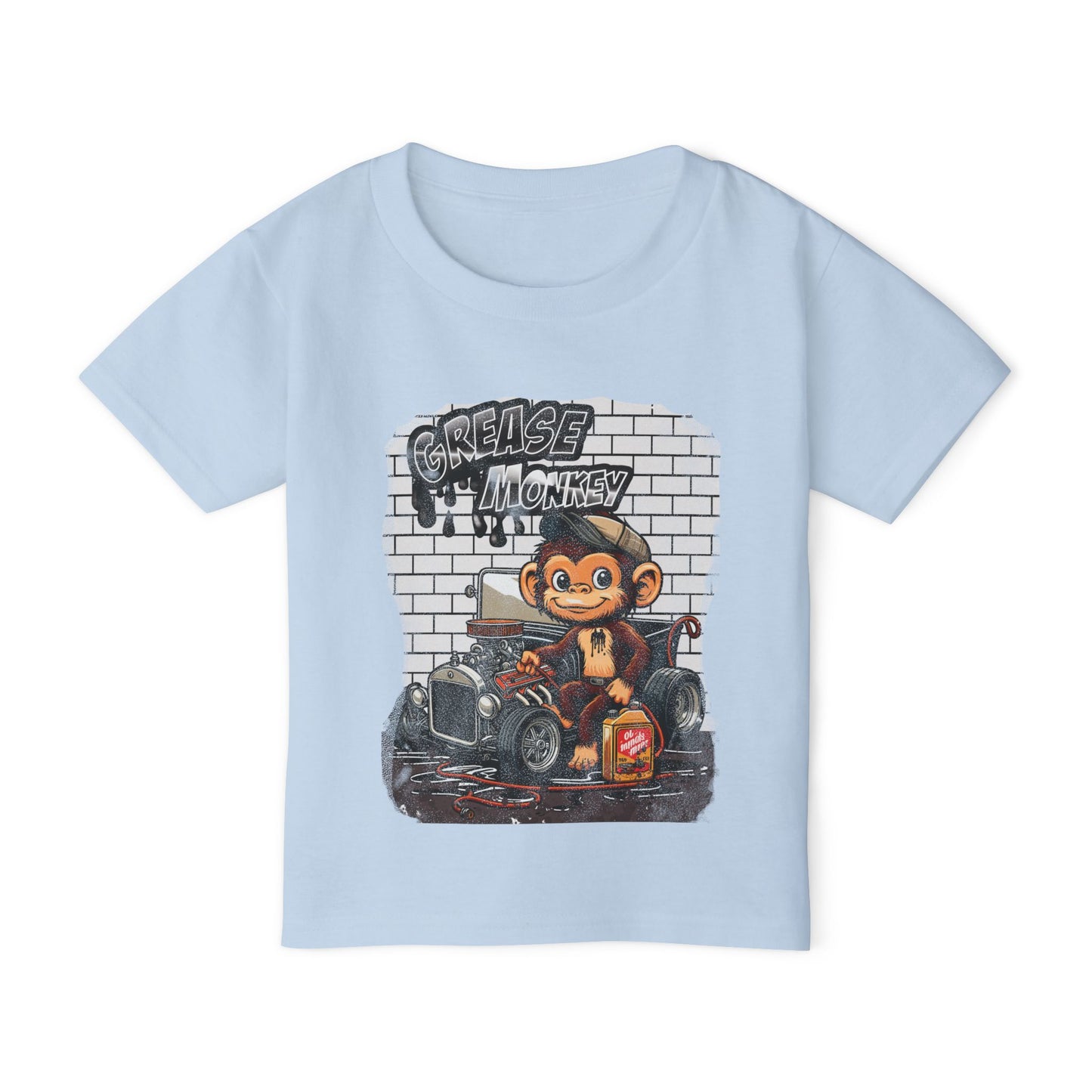Toddler Graphic Tee - Grease Monkey Design