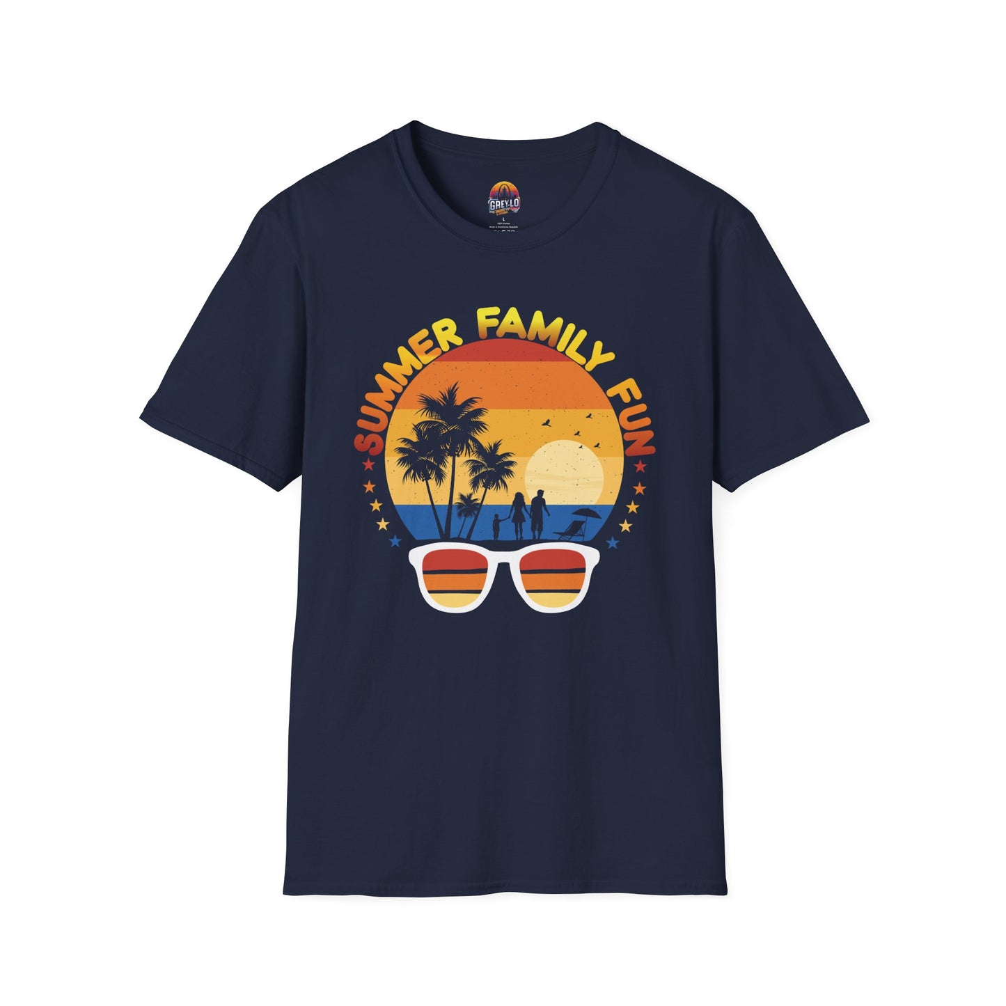 Summer Family Fun Graphic Tee Unisex Softstyle T-Shirt