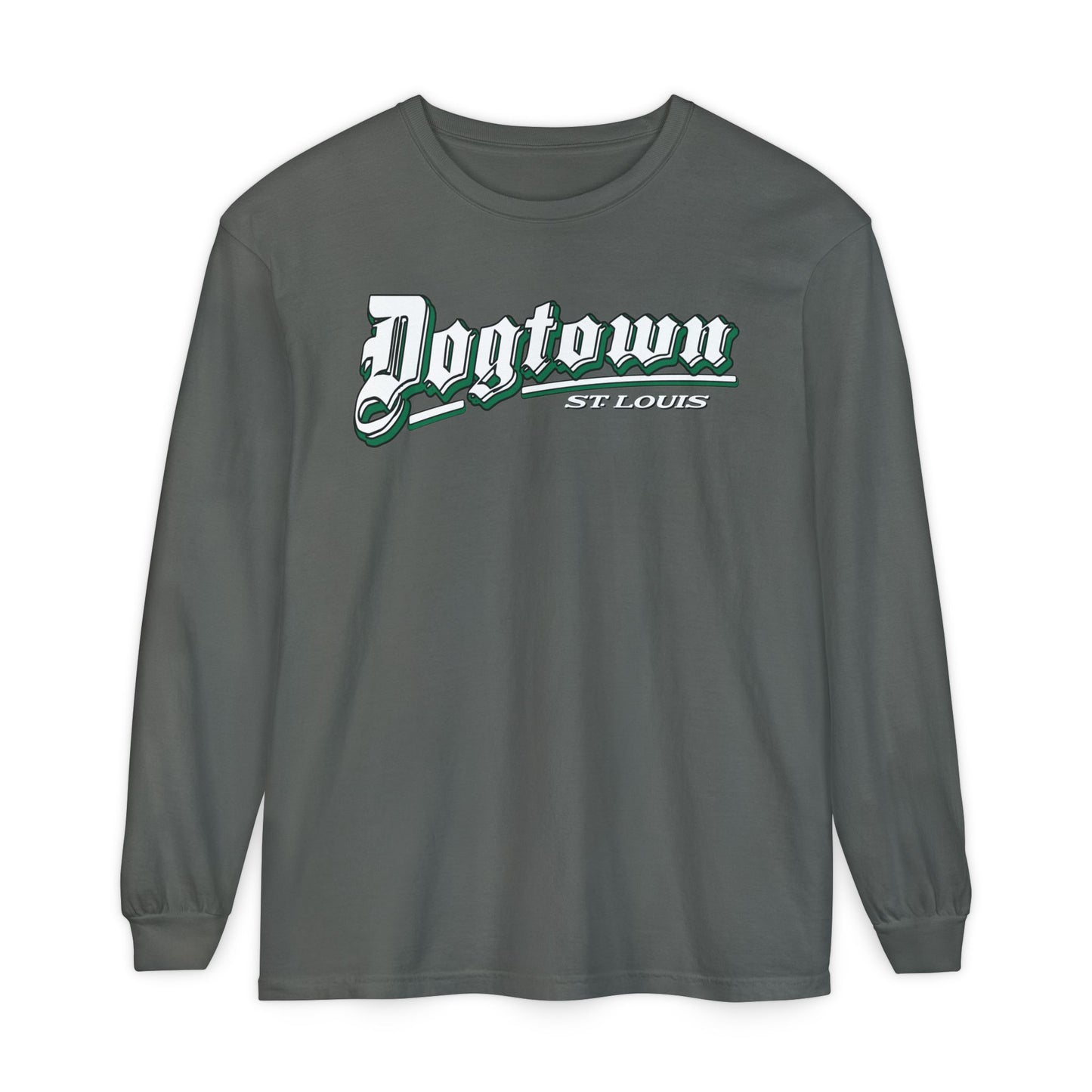 Dogtown Classic Unisex Garment-dyed Long Sleeve T-Shirt