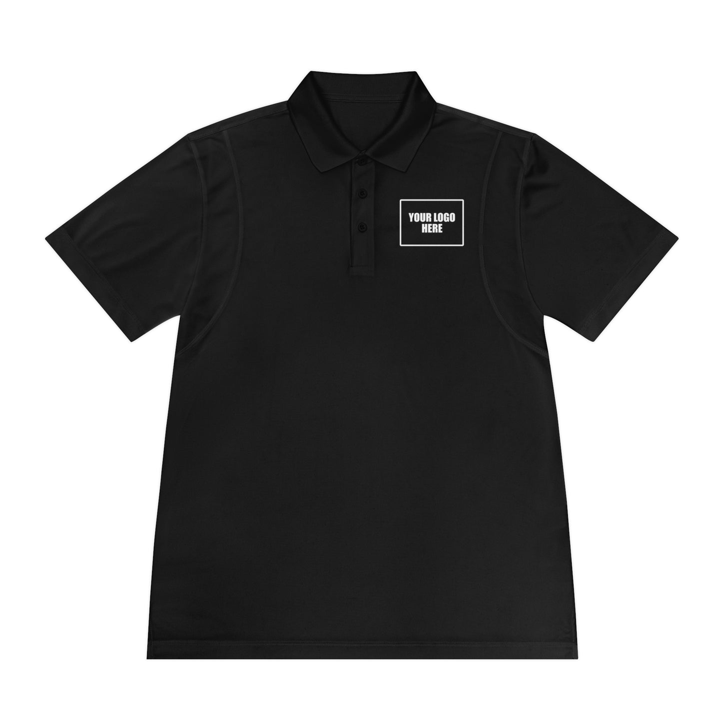 Customizable Sport Polo Work Shirt with Front Pocket Logo