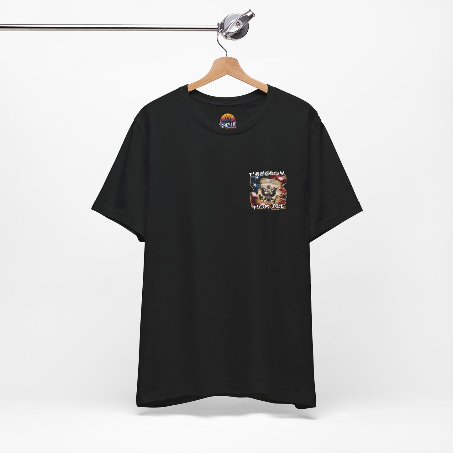Freedom For All Unisex Tee - Bella Canvas Front & Back Print
