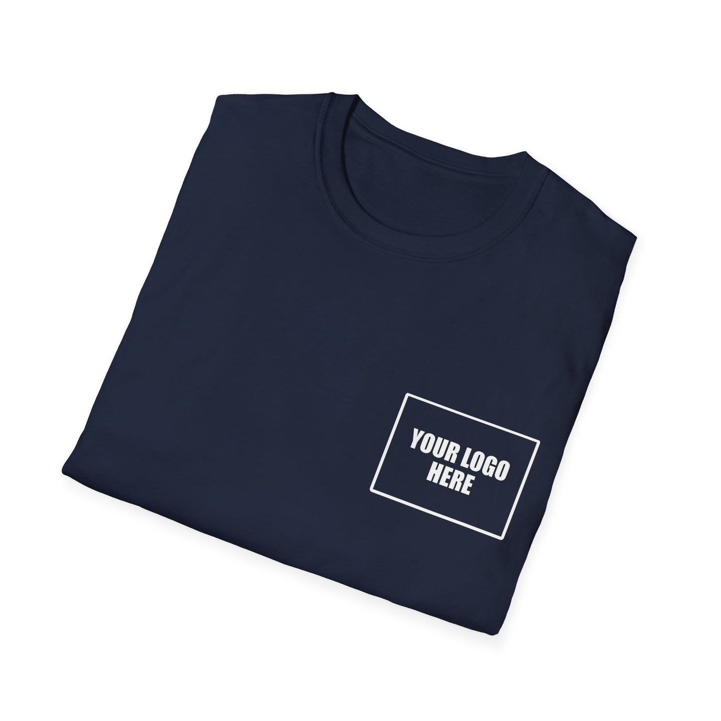 Custom Front Pocket Logo Work T-Shirt