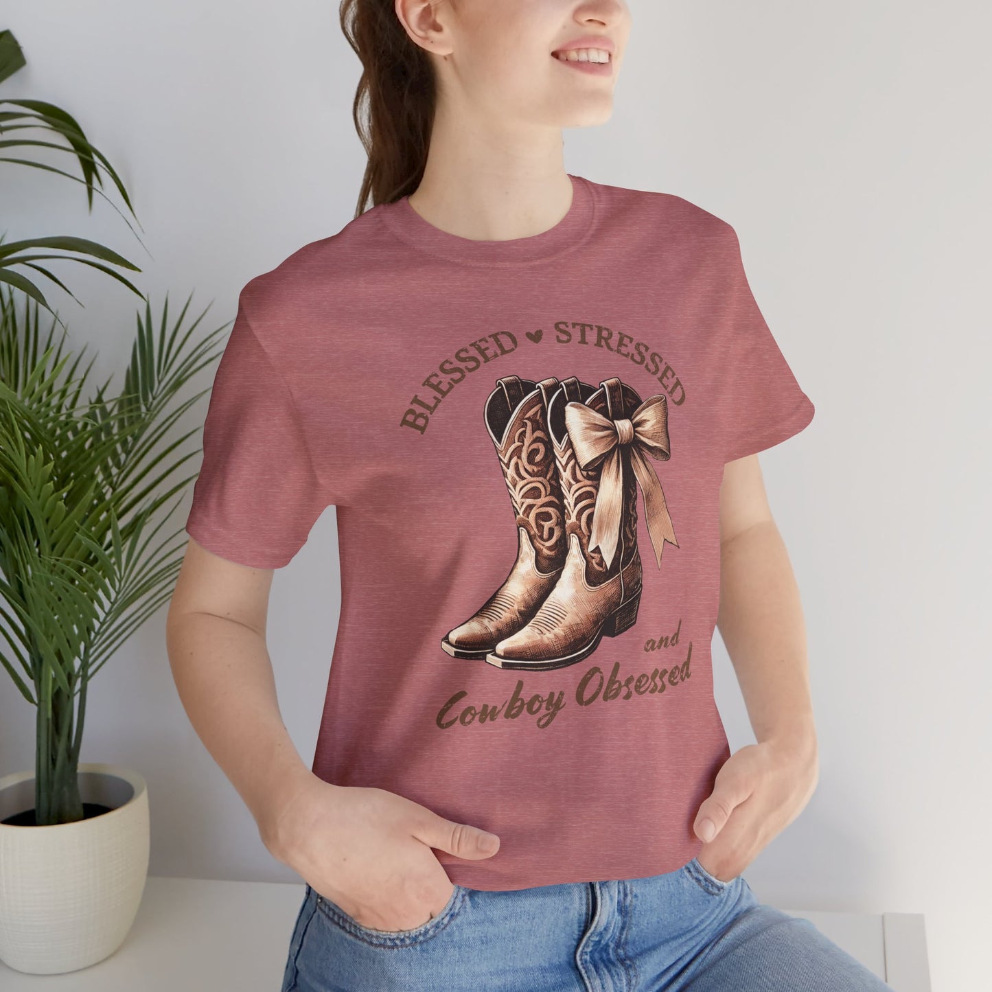 Blessed Stressed & Cowboy Obsessed Tee