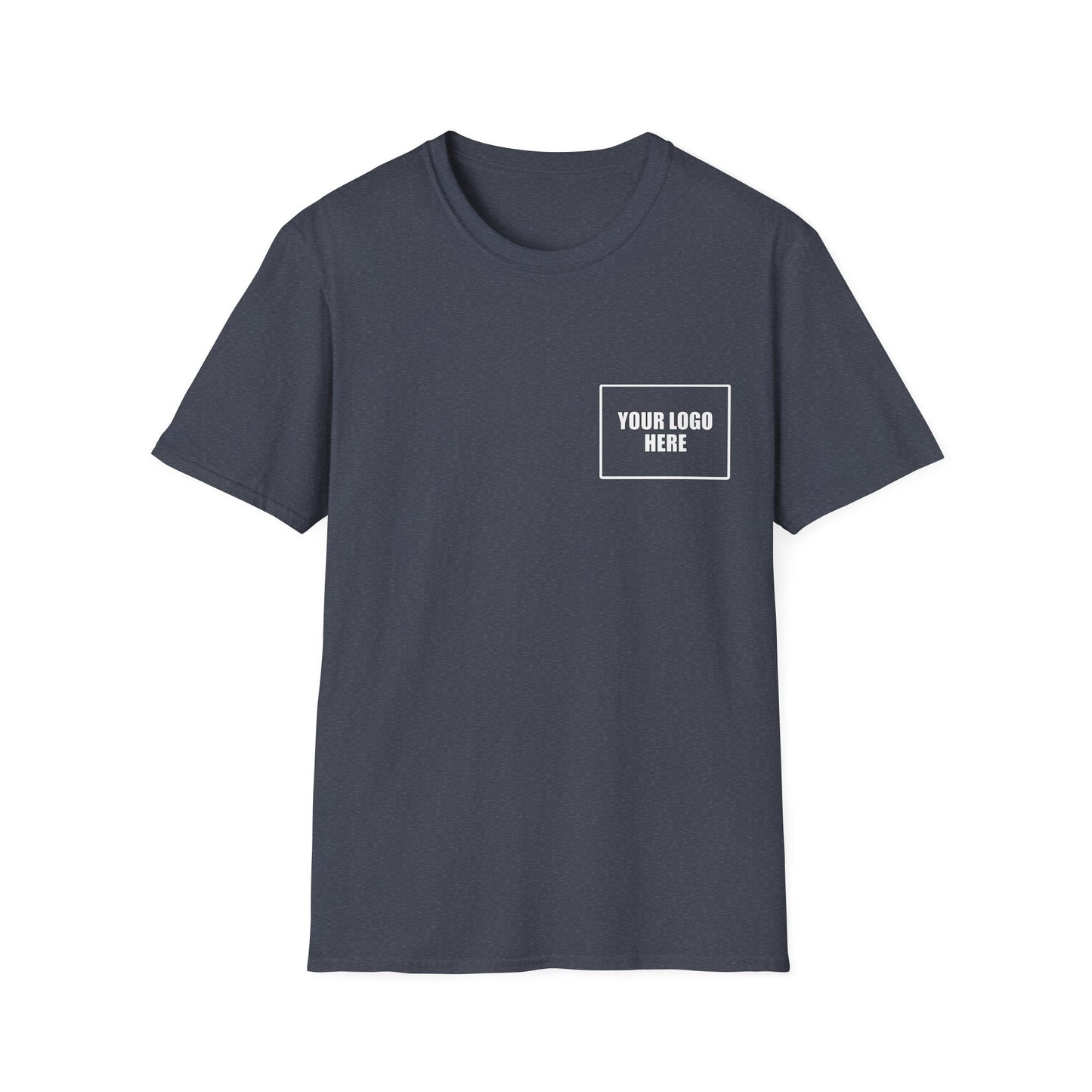 Custom Front Pocket Logo Work T-Shirt