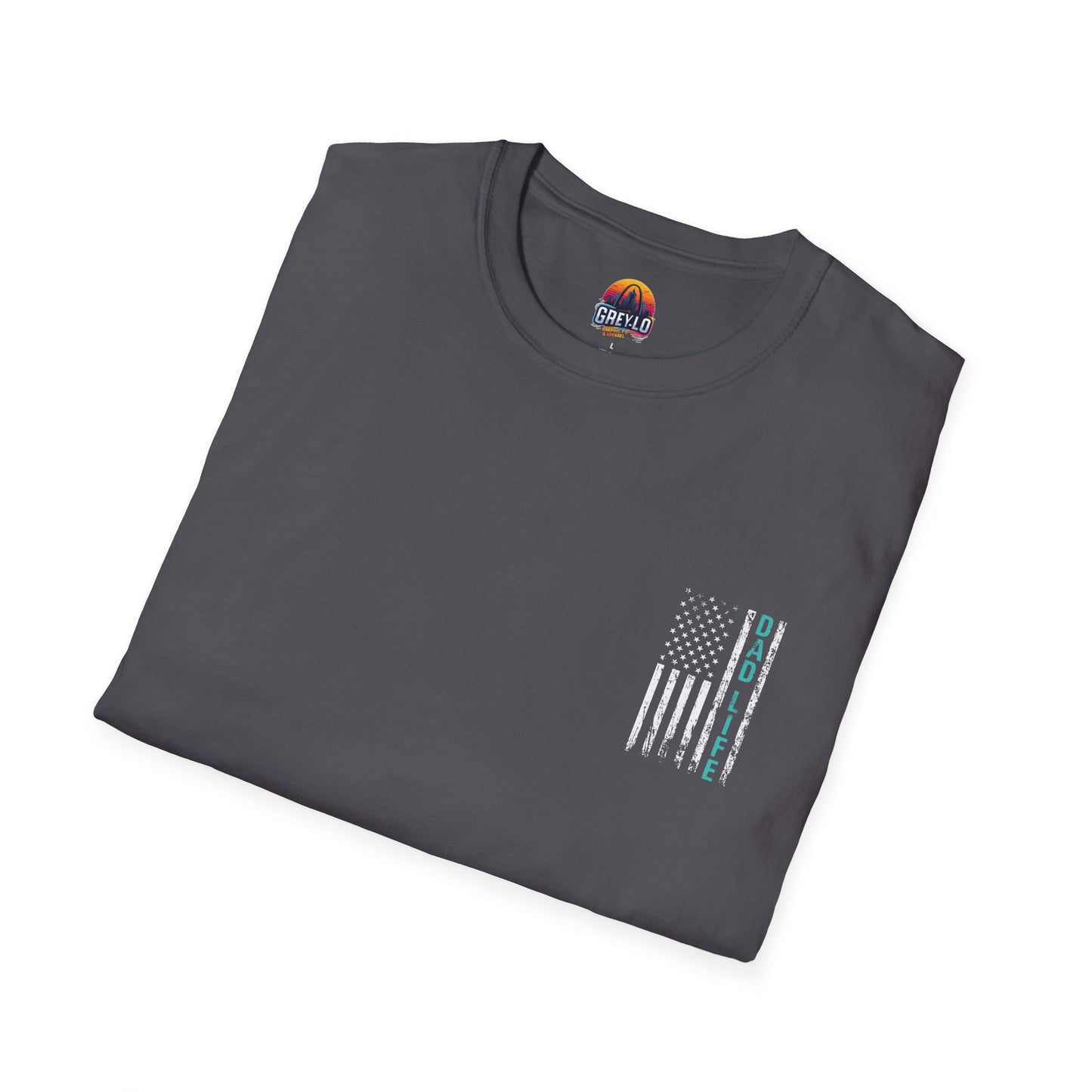 Dad Life Front and Back Graphic Tee