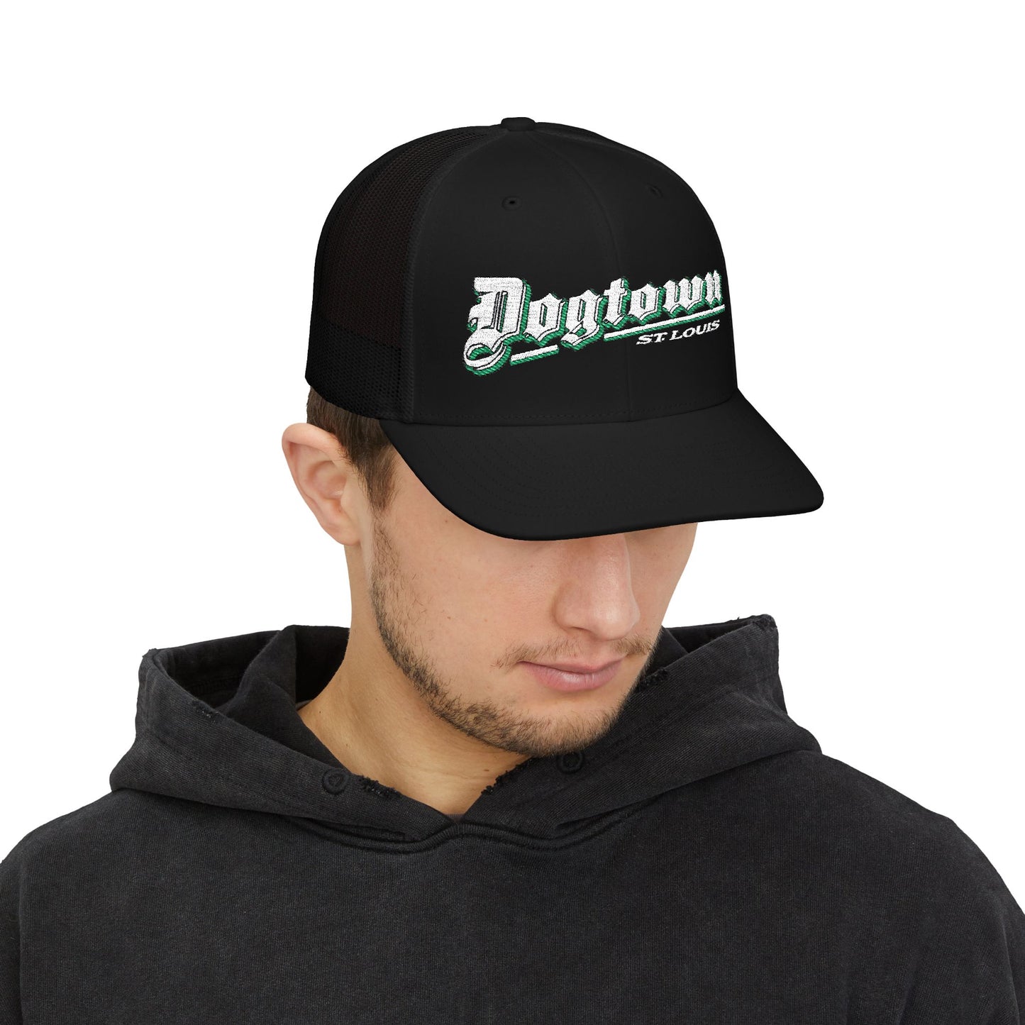 Dogtown Old school lettering Snapback Trucker Cap (Embroidery)