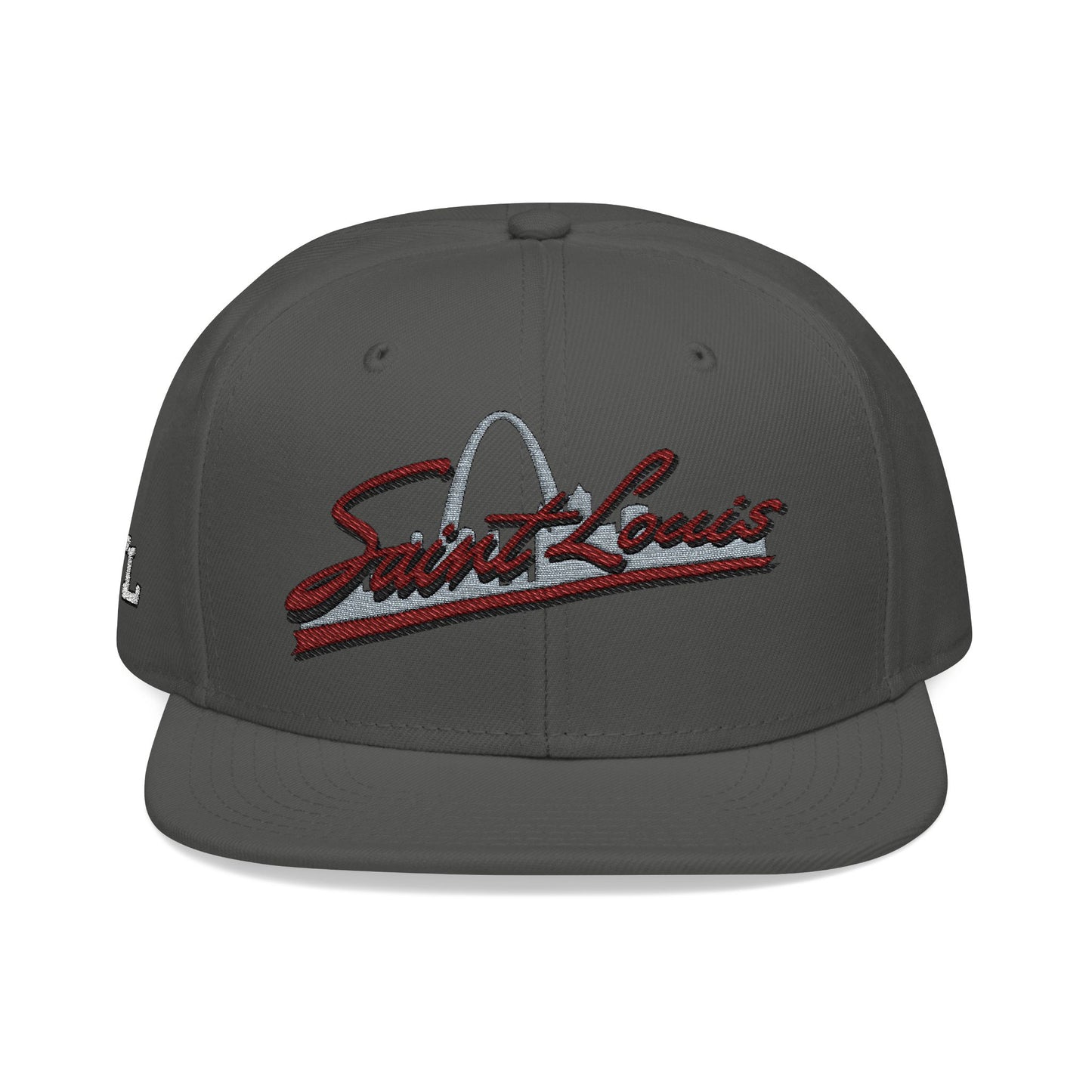 Embroidered Snapback-Full Front Saint Louis Logo
