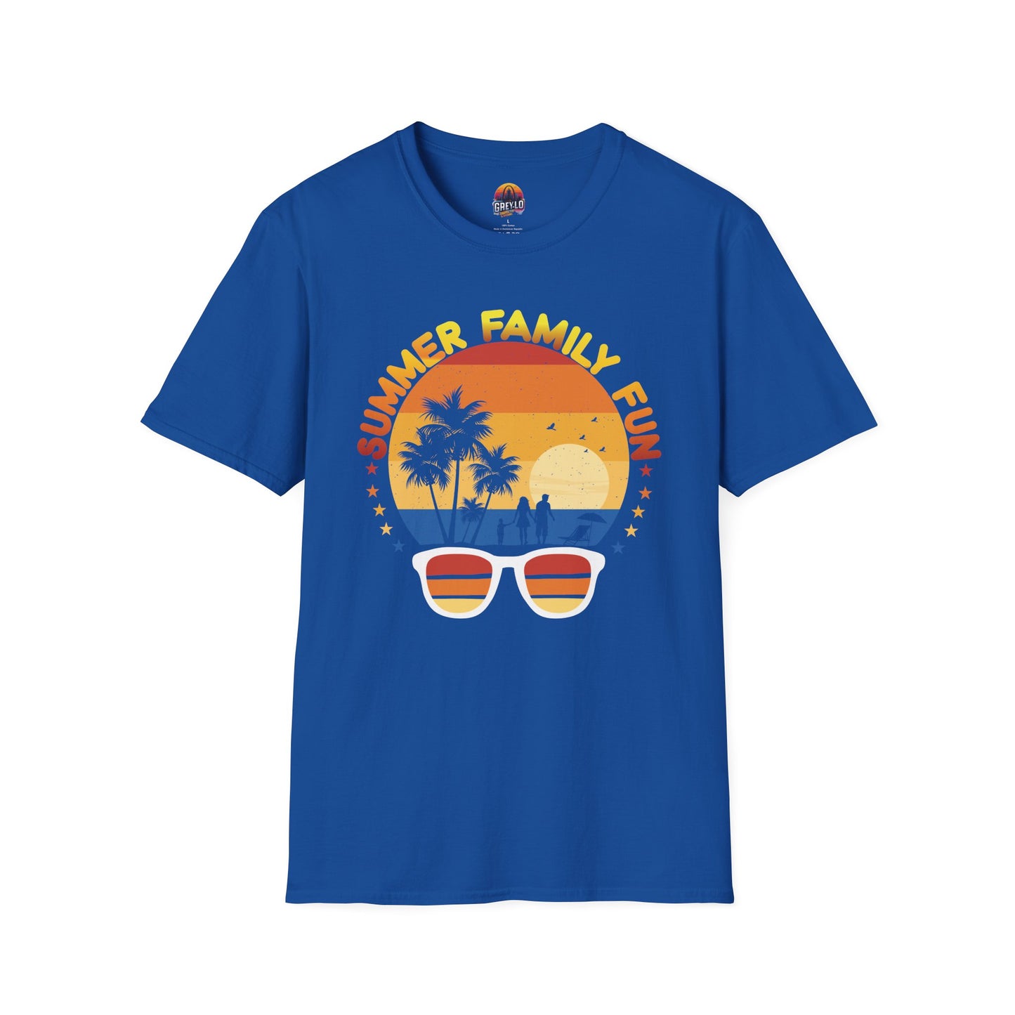 Summer Family Fun Graphic Tee Unisex Softstyle T-Shirt