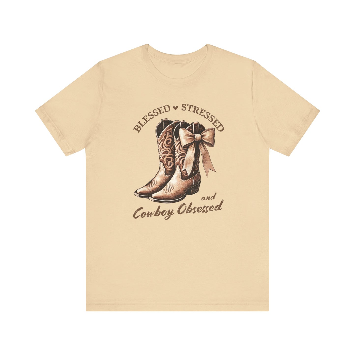 Blessed Stressed & Cowboy Obsessed Tee