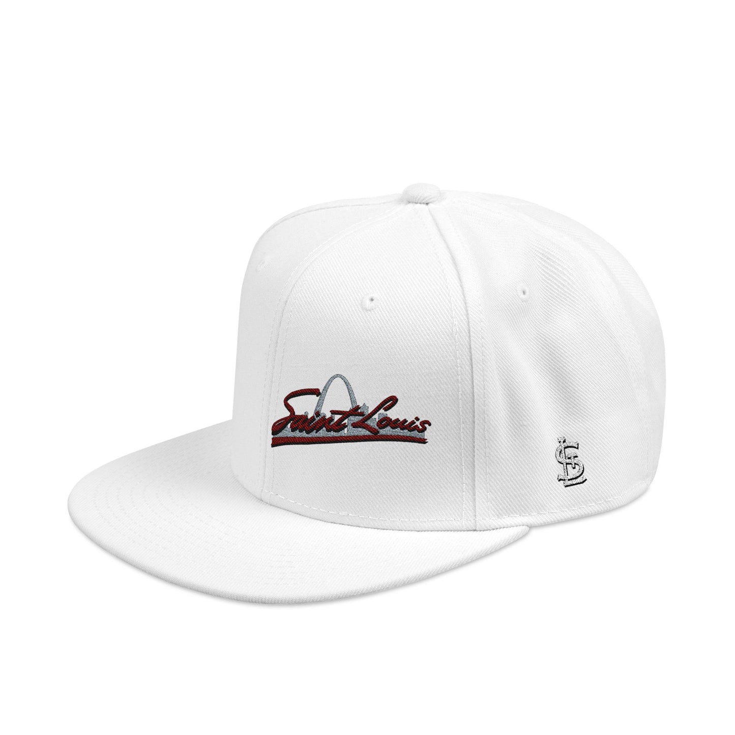 Embroidered Saint Louis Snapback Hat
