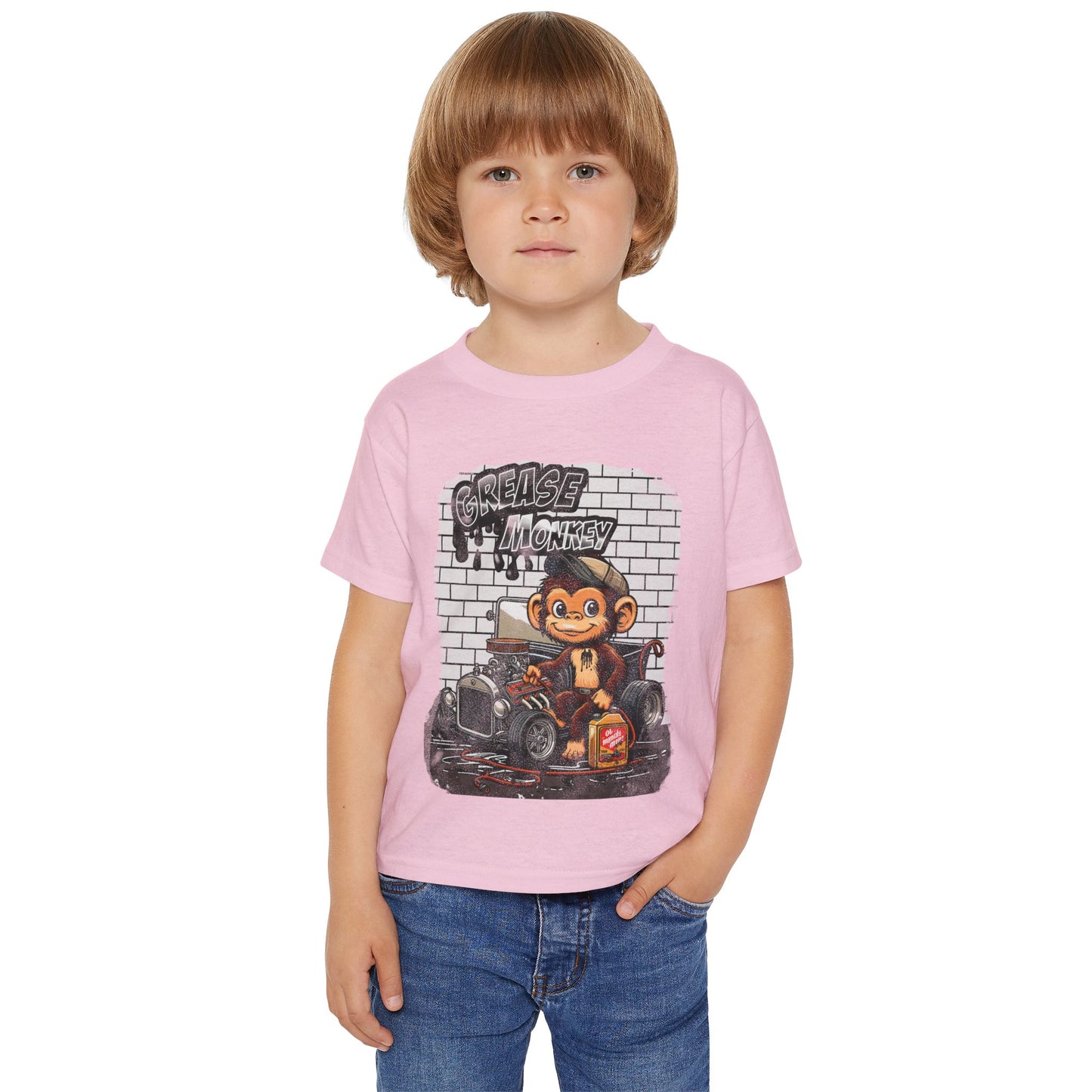 Toddler Graphic Tee - Grease Monkey Design