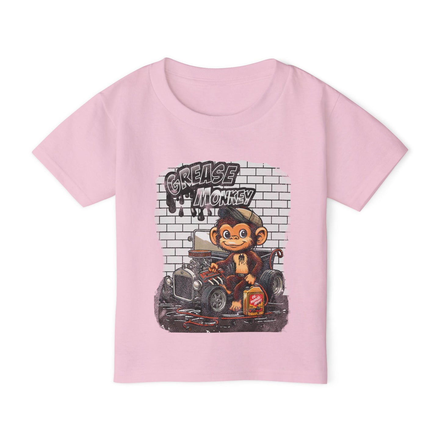 Toddler Graphic Tee - Grease Monkey Design
