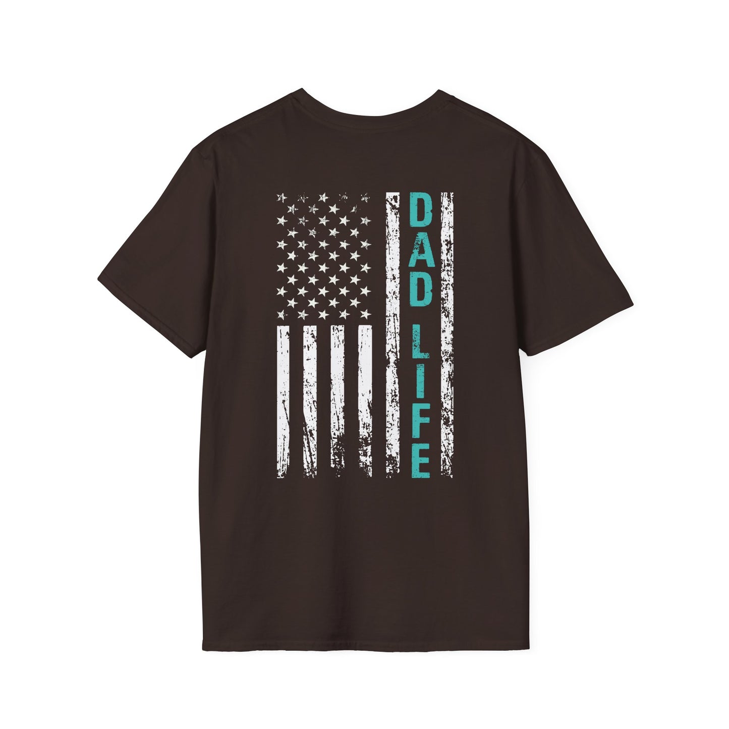 Dad Life Front and Back Graphic Tee