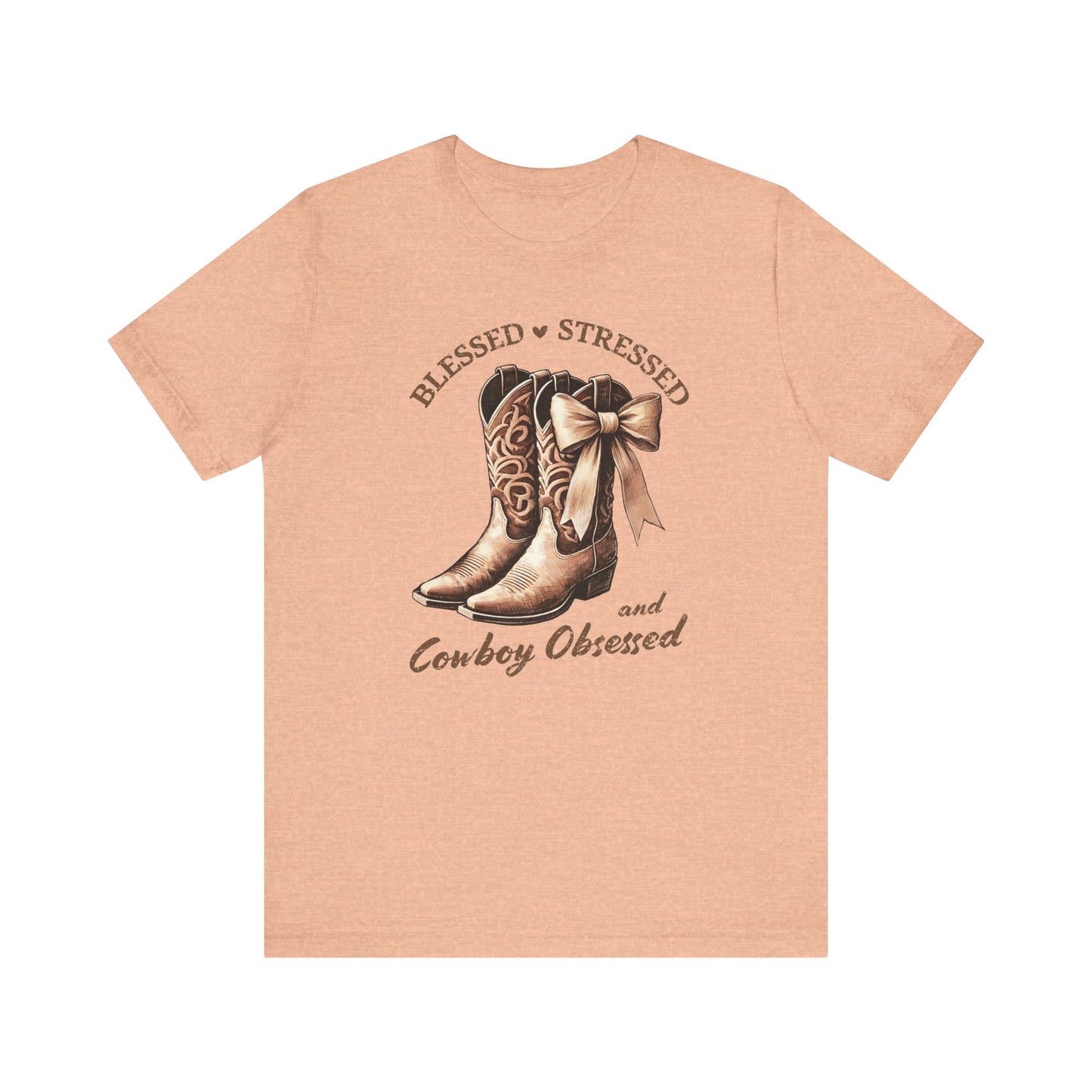 Blessed Stressed & Cowboy Obsessed Tee