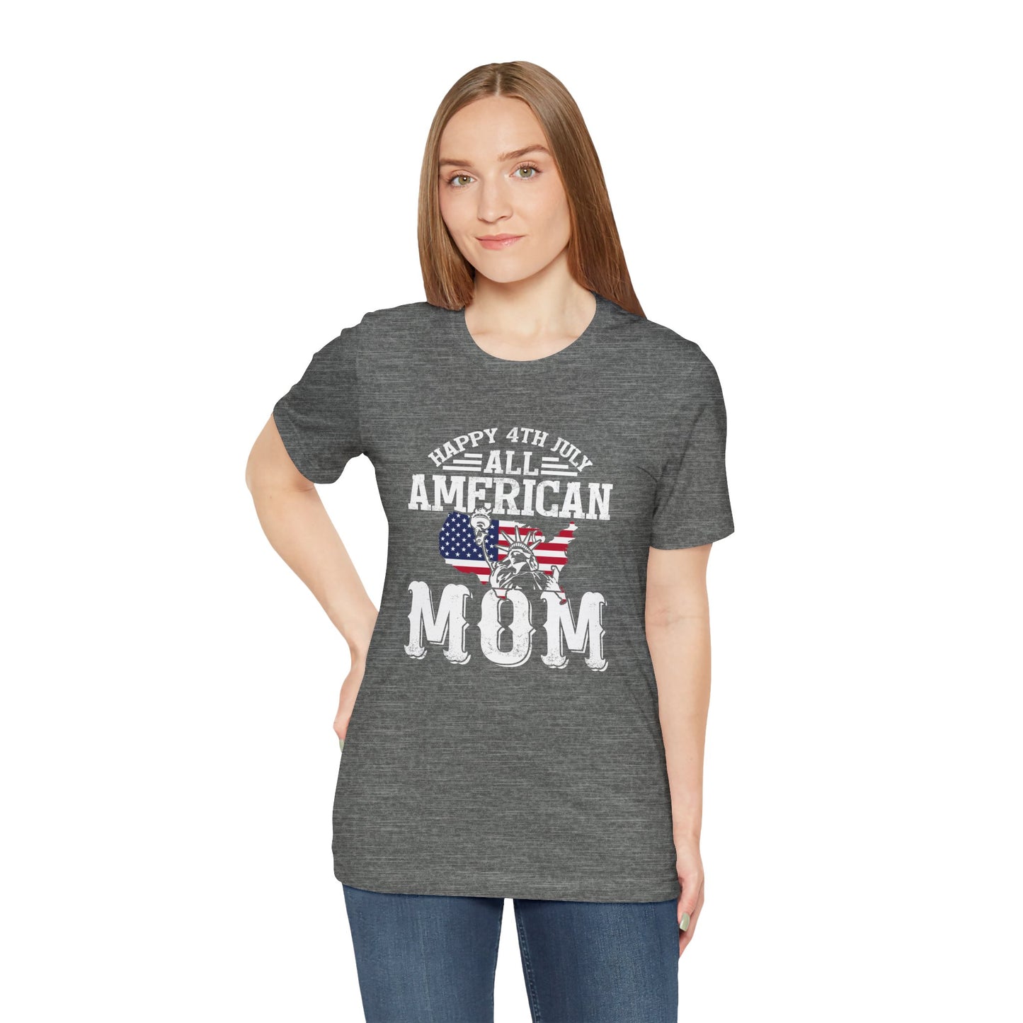 All American Mom 4th of July Tee