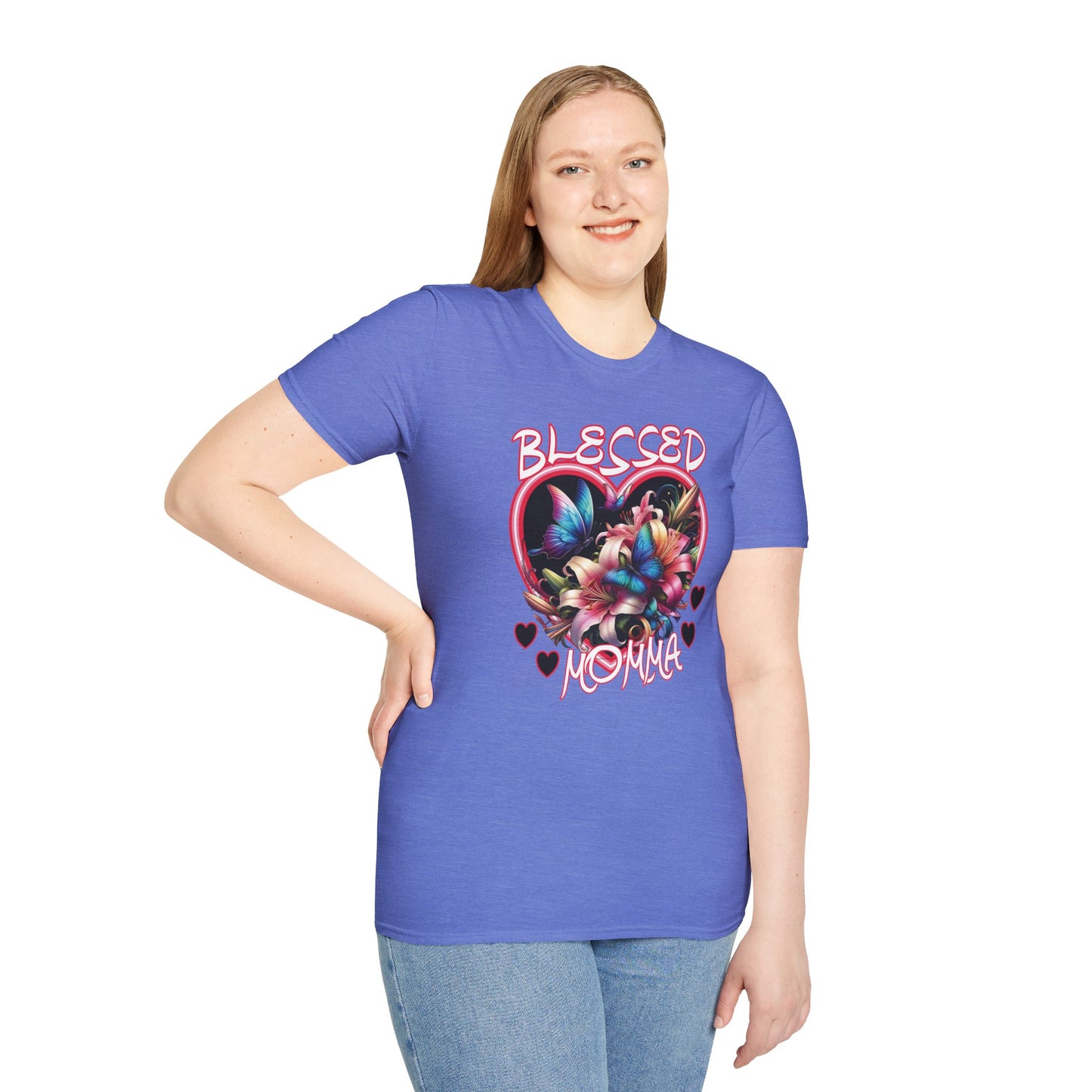 Blessed Momma Unisex Softstyle T-Shirt