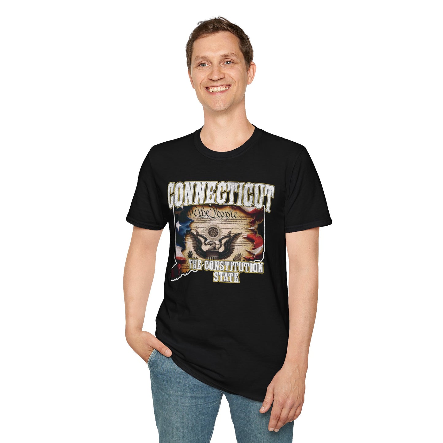 Connecticut The Constitution State Unisex Soft style T-Shirt