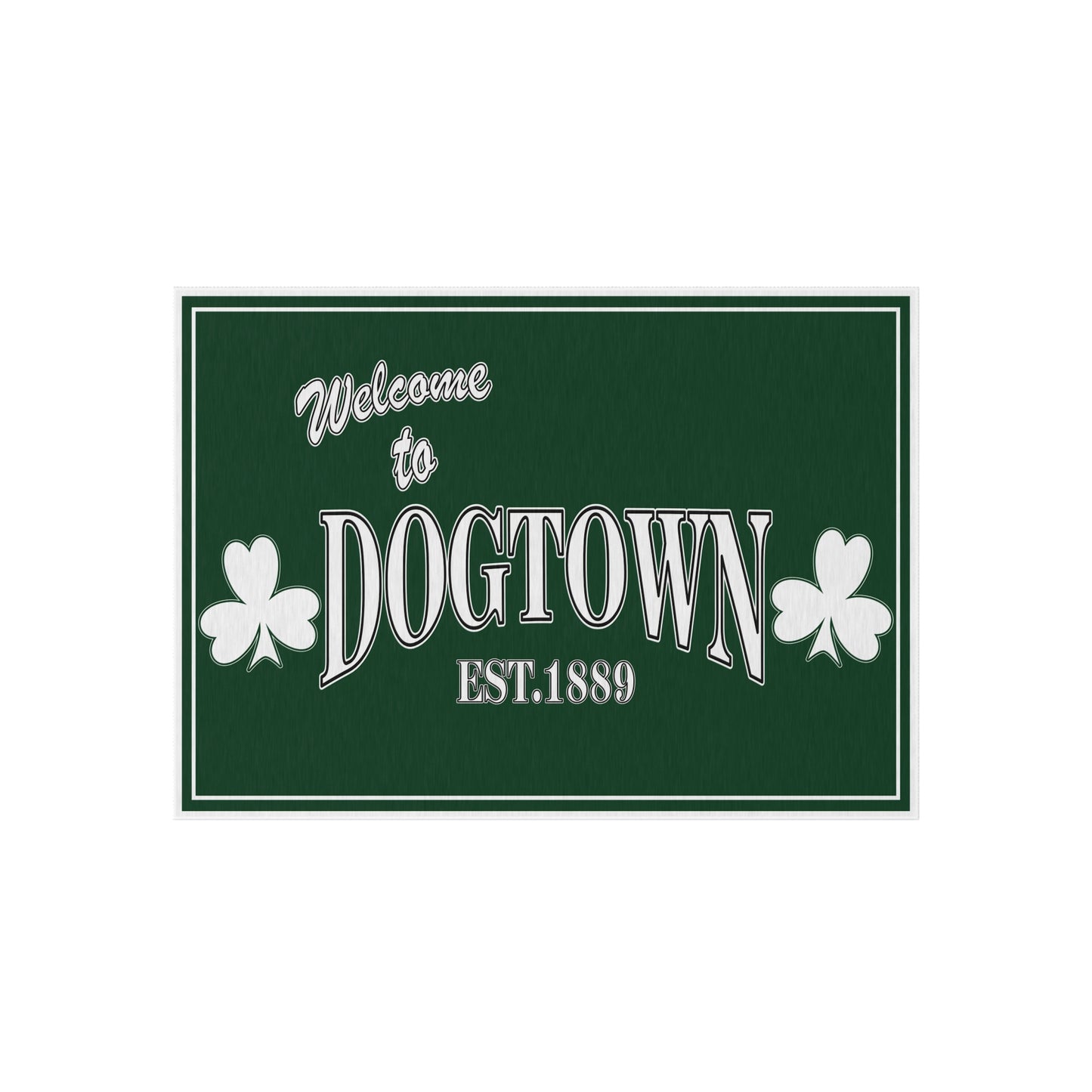 Outdoor Rug - Welcome to Dogtown