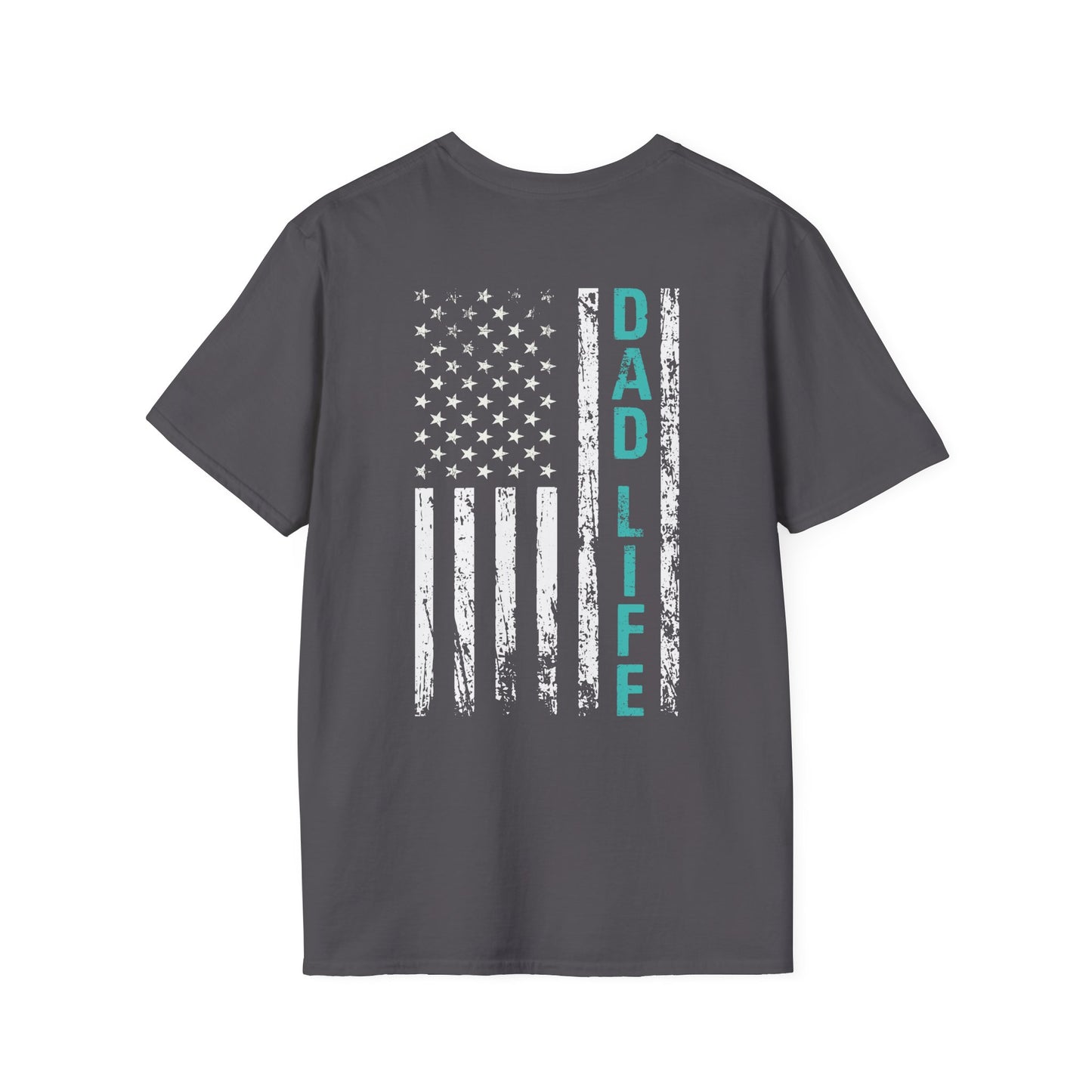 Dad Life Front and Back Graphic Tee
