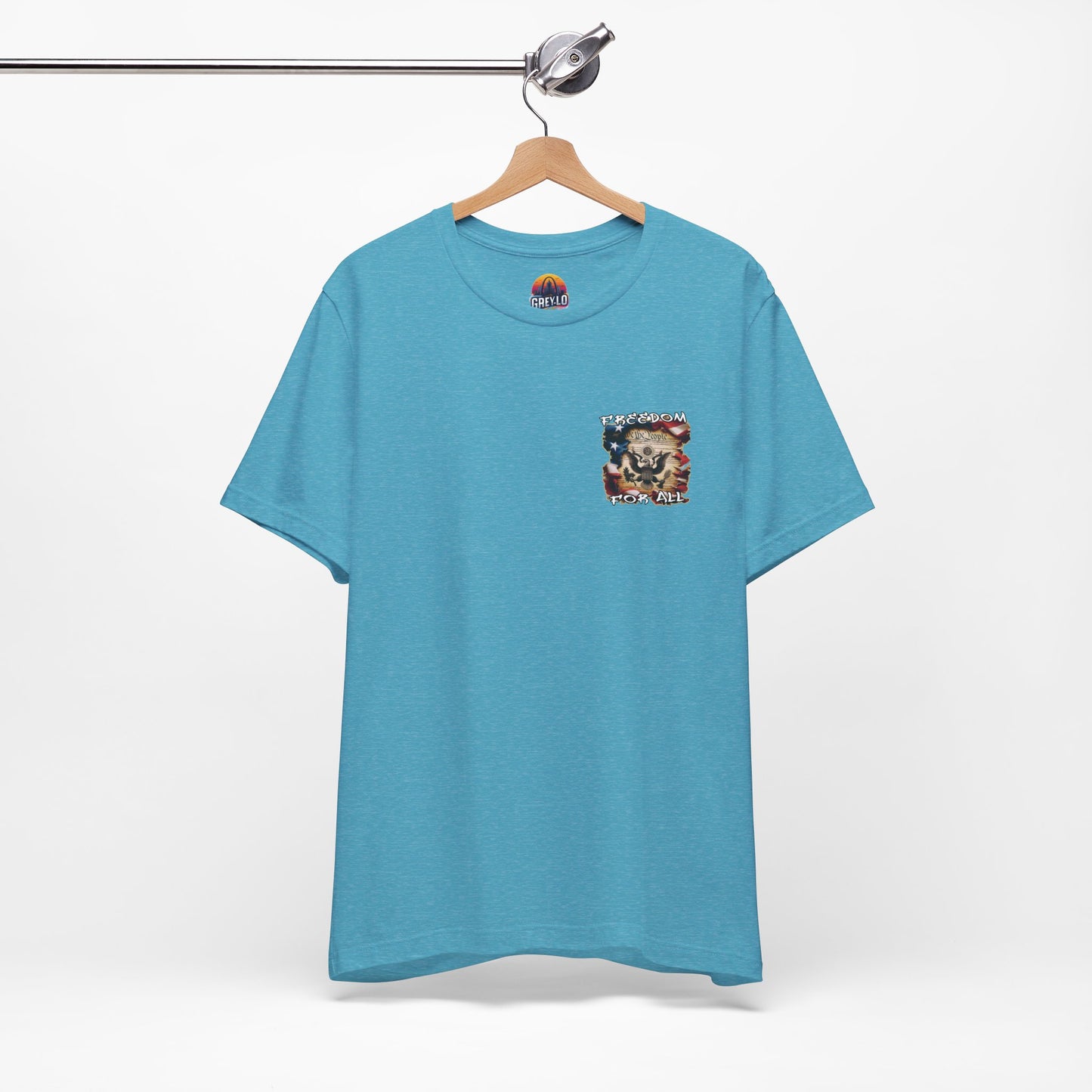 Freedom For All Unisex Tee - Bella Canvas Front & Back Print