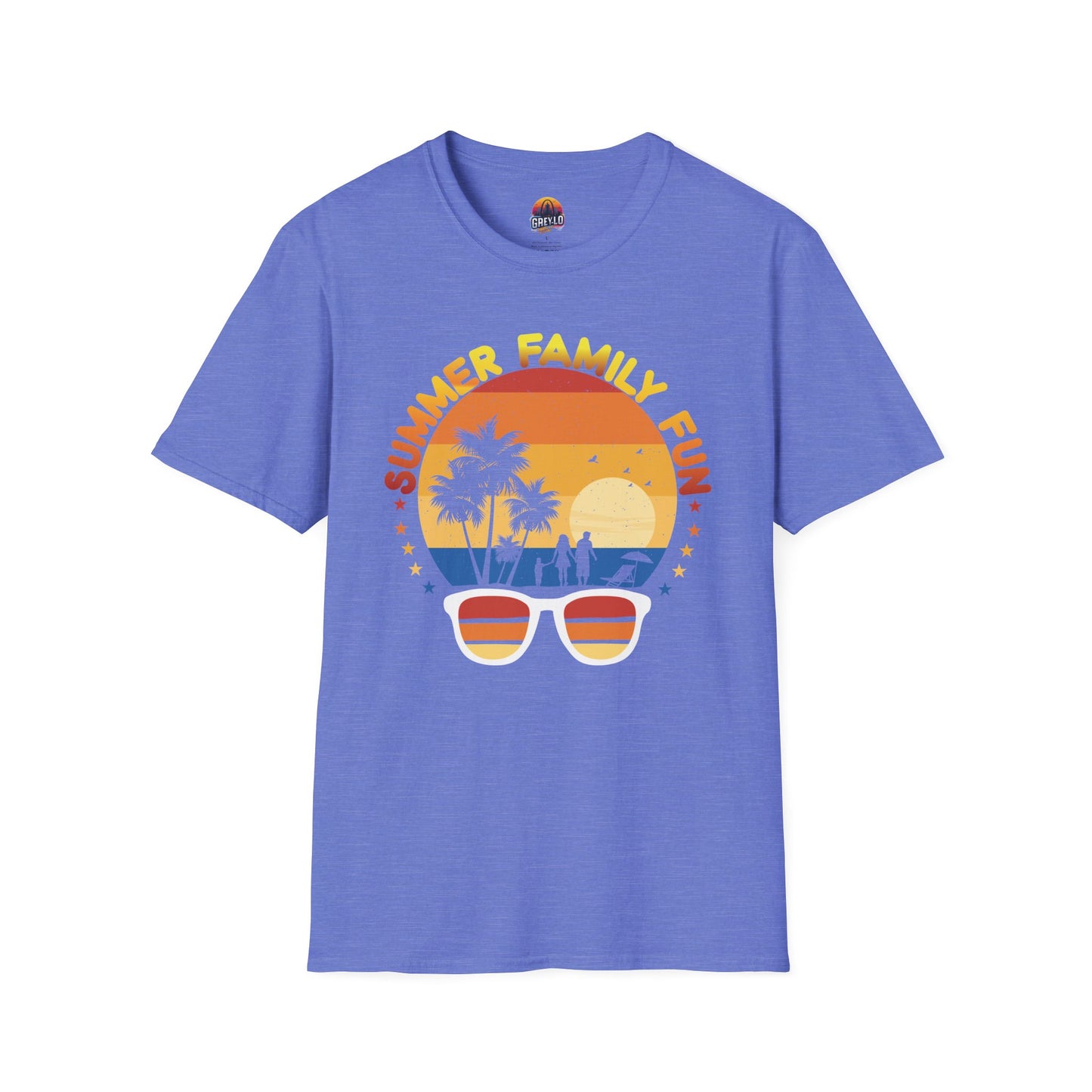 Summer Family Fun Graphic Tee Unisex Softstyle T-Shirt