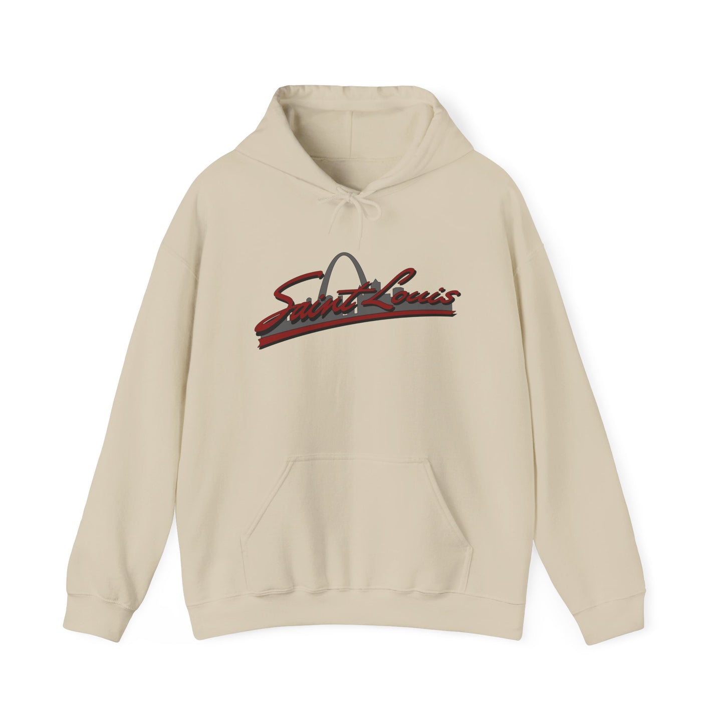Unisex Hooded Sweatshirt with Saint Louis Graphic