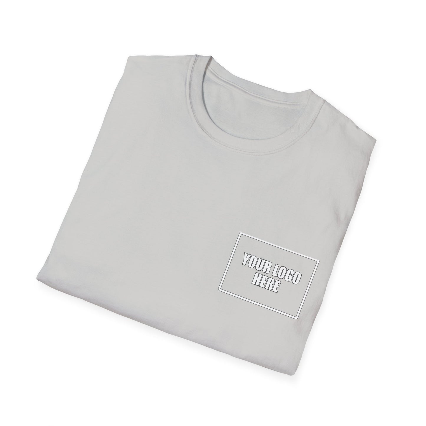 Custom Front Pocket Logo Work T-Shirt
