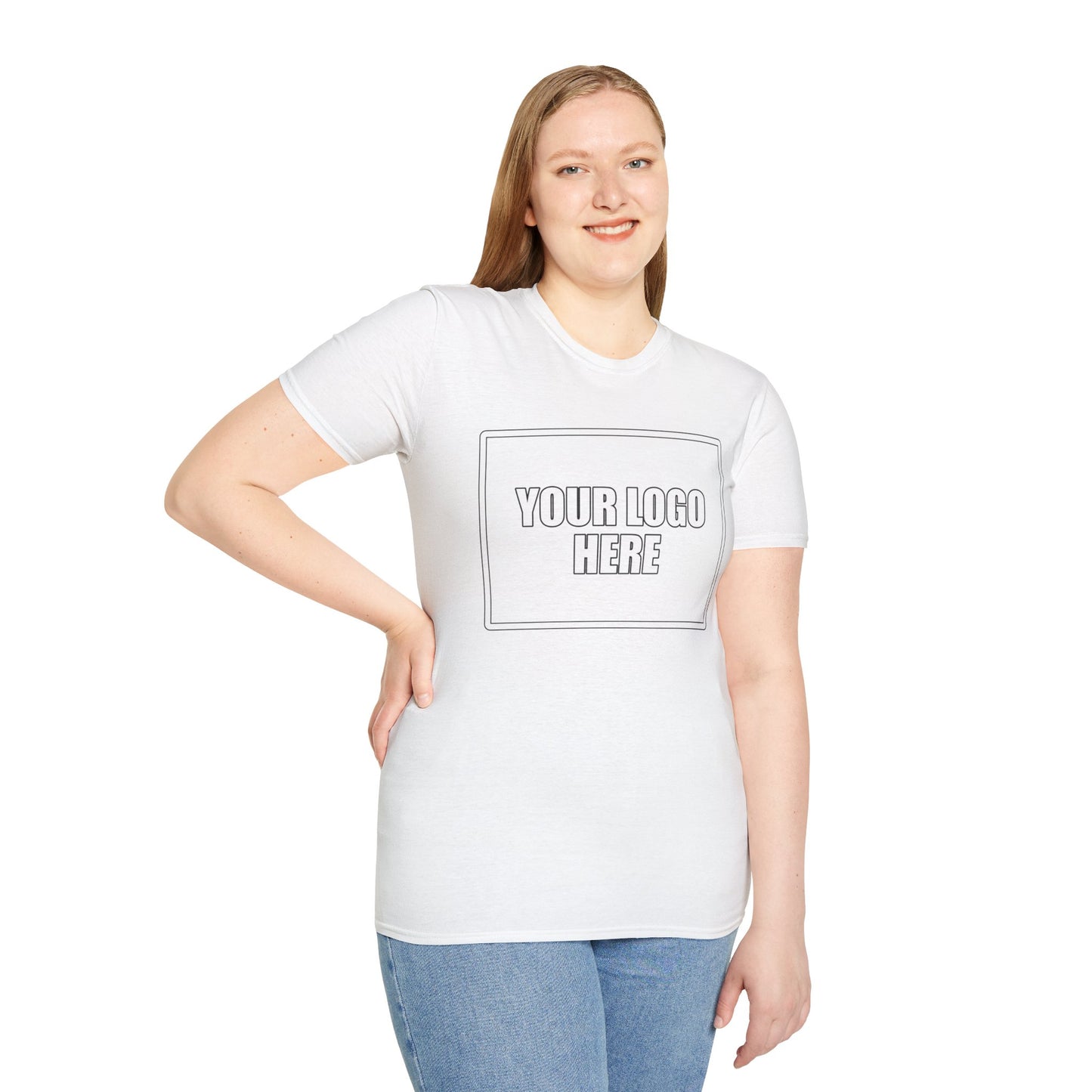 Full Front Logo Work T-Shirt