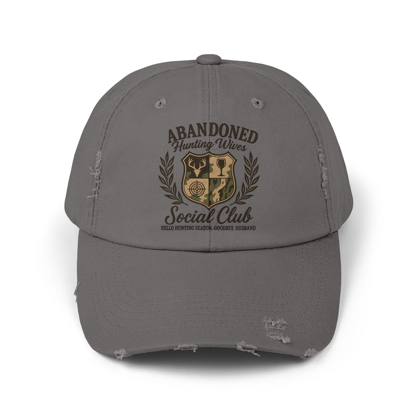 Distressed Cap - Abandoned Wives Social Club