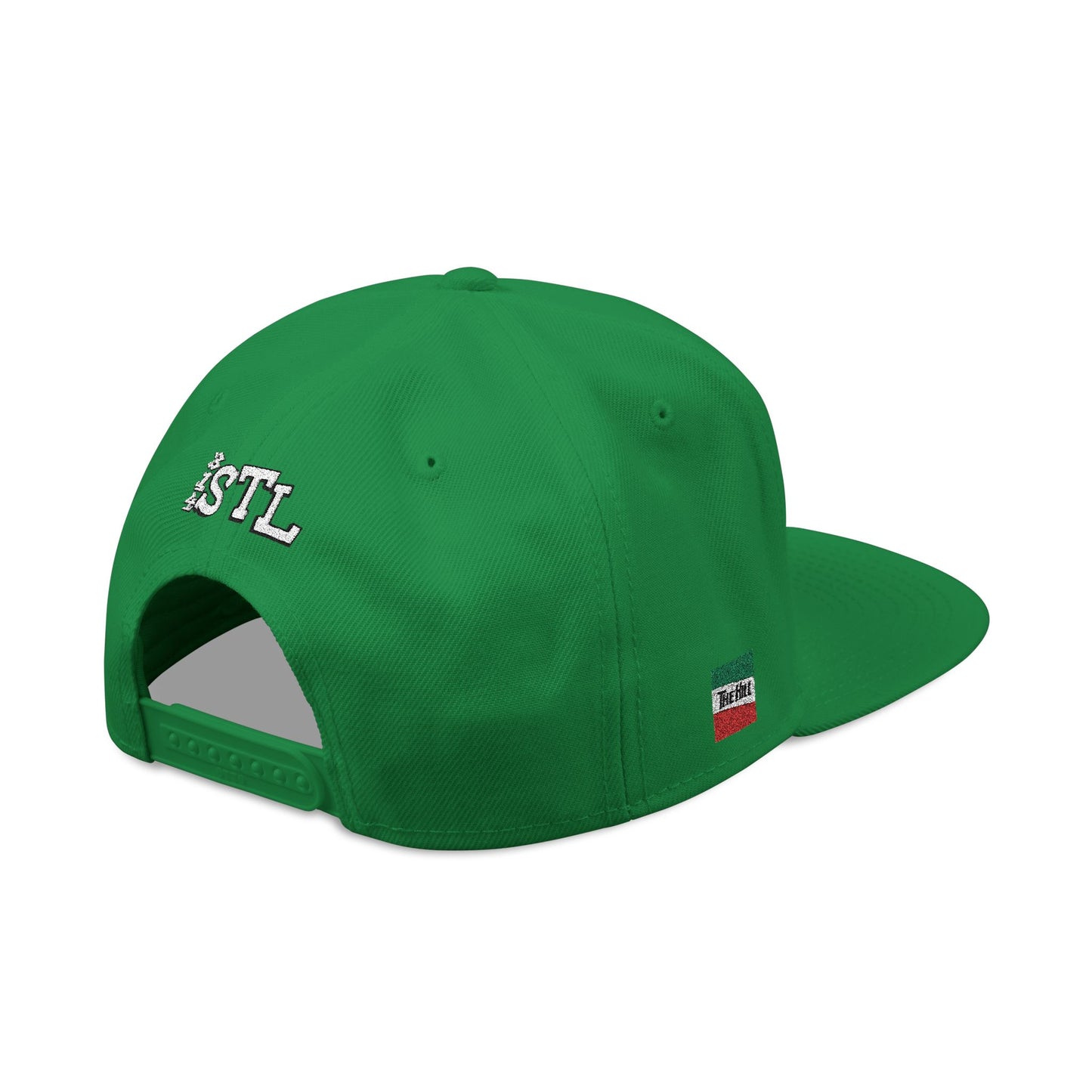 Snapback Hat - Saint Louis Embroidered - The Hill Neighborhood Edition - Red Lettering