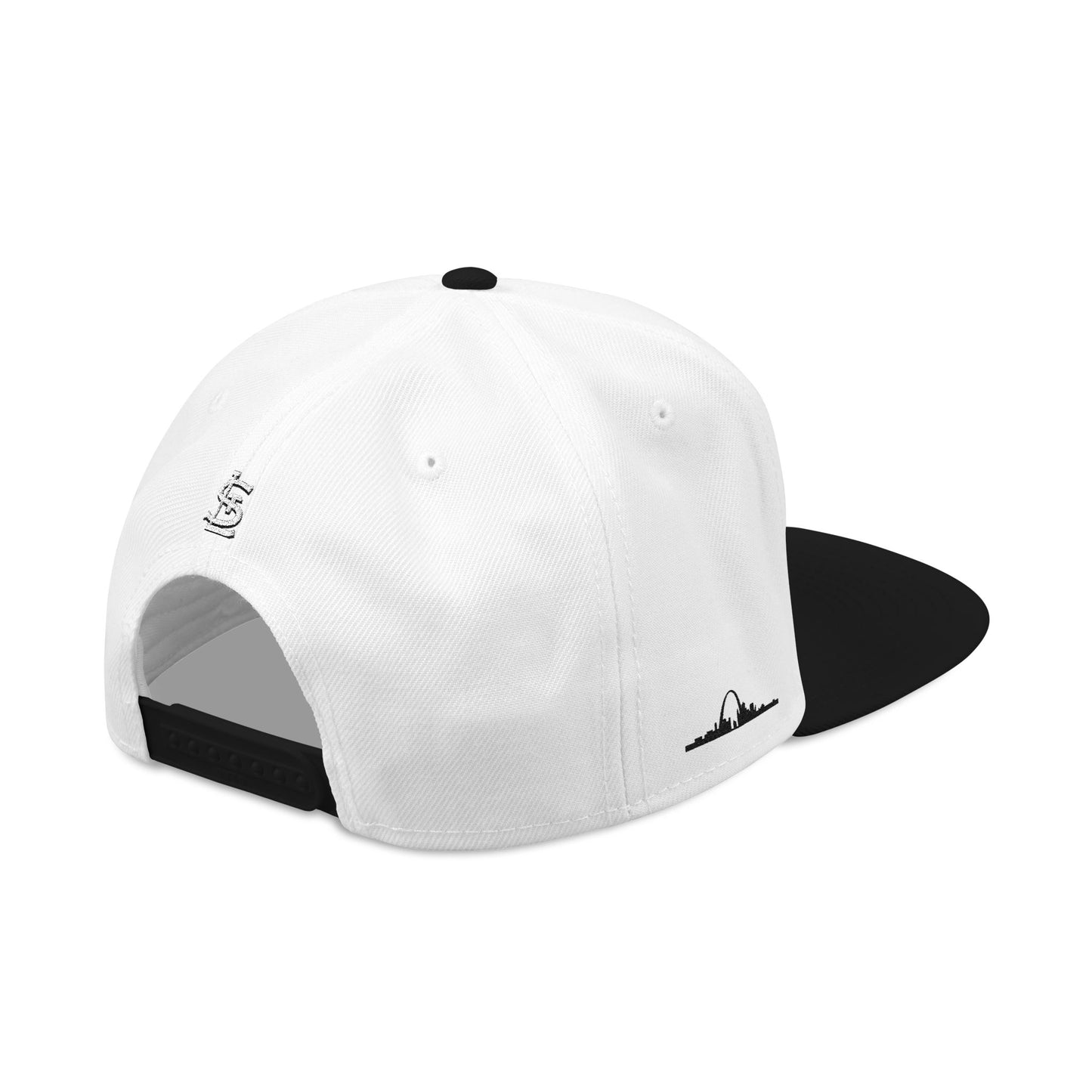 Saint Louis Flat Bill Snapback Cap with Skyline sides