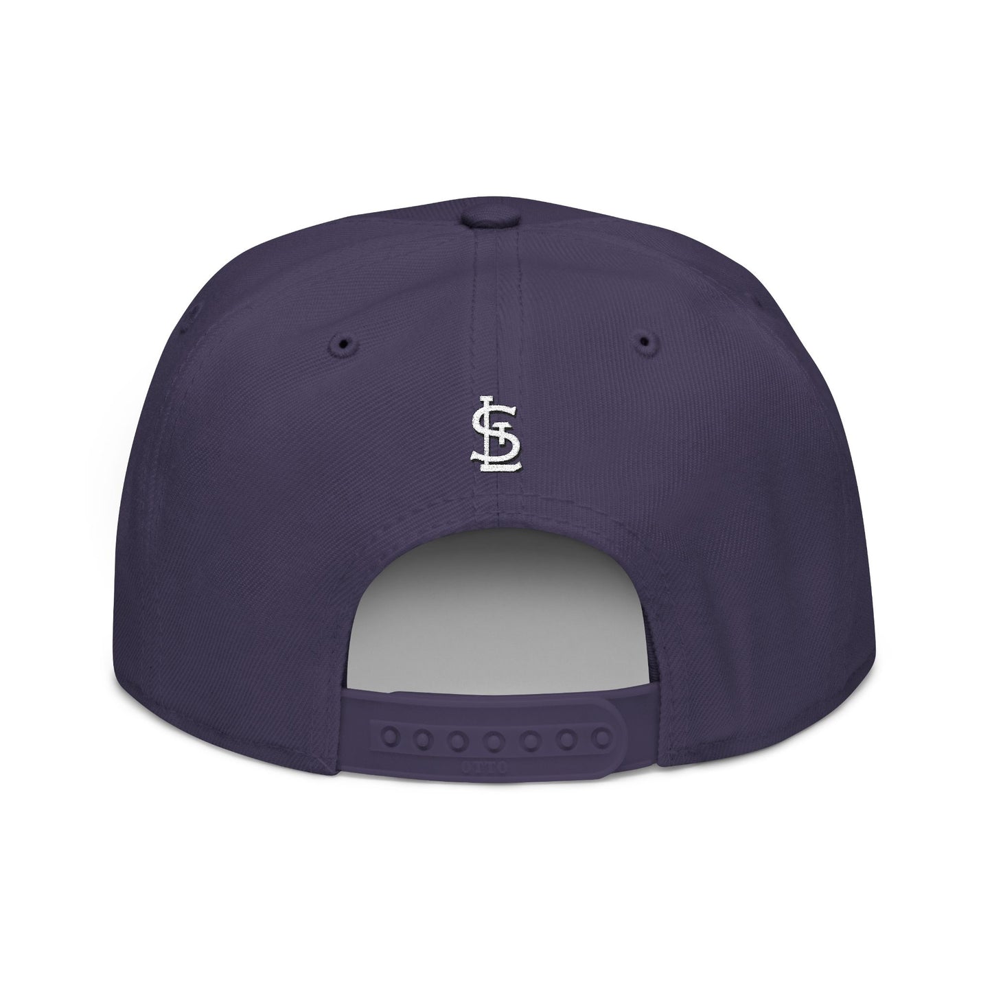 Saint Louis Flat Bill Snapback Cap with Skyline sides