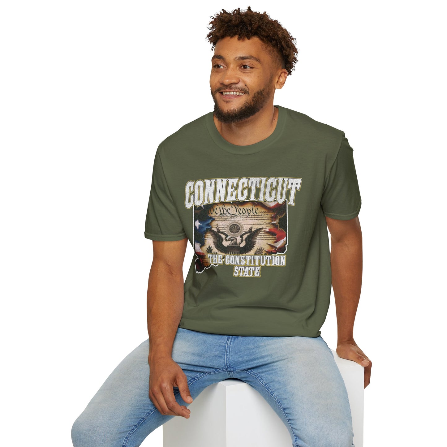 Connecticut The Constitution State Unisex Soft style T-Shirt