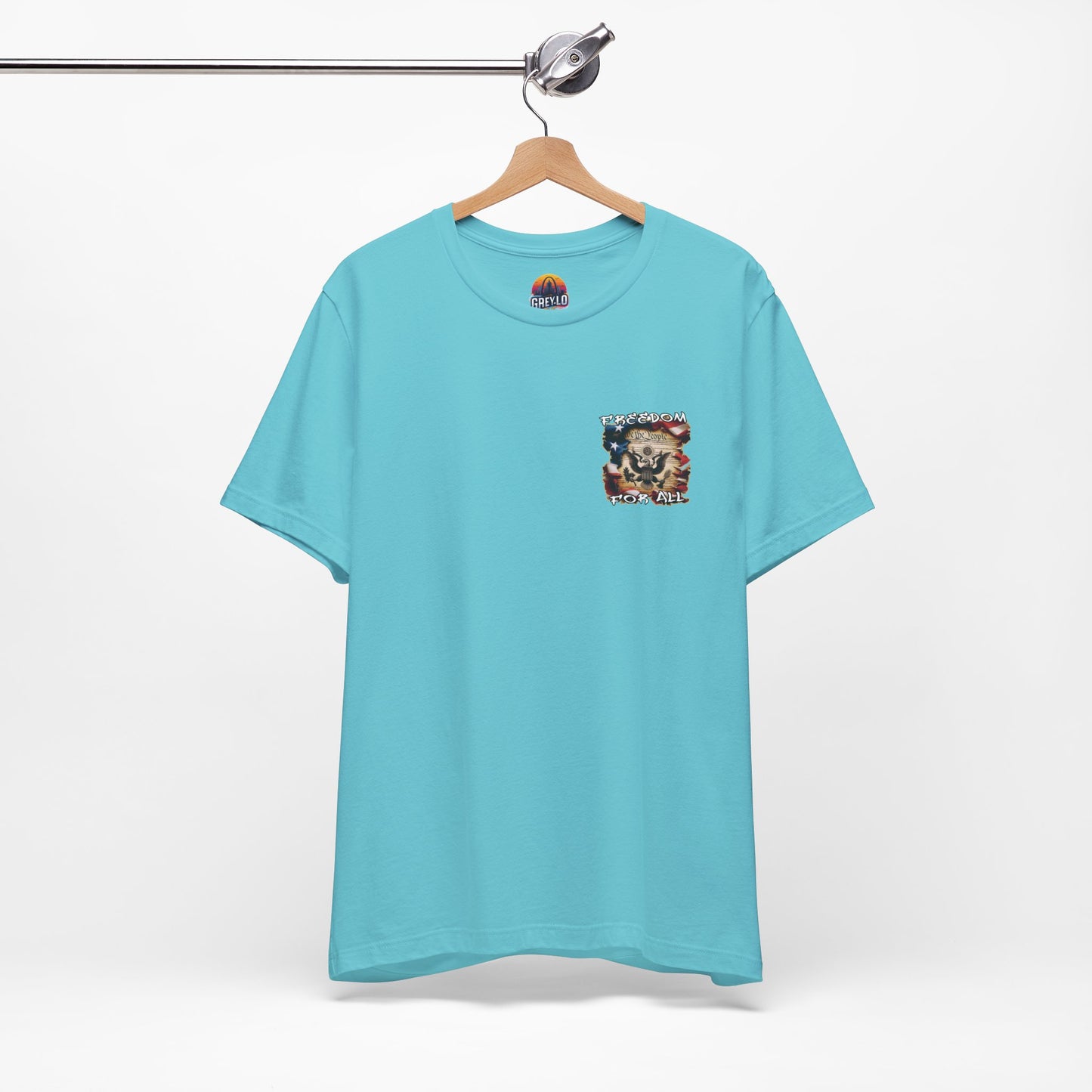 Freedom For All Unisex Tee - Bella Canvas Front & Back Print