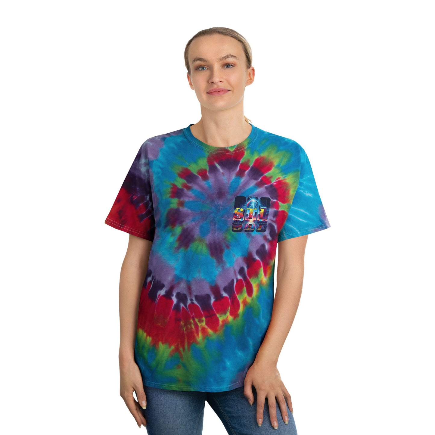 STL Tie-Dye Tee, Spiral
