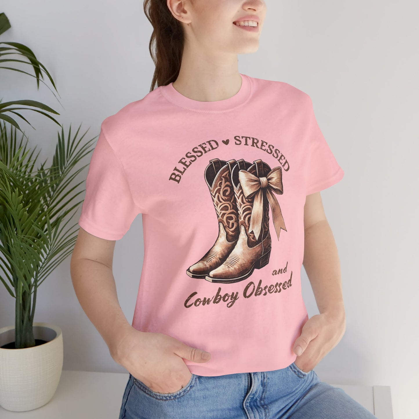 Blessed Stressed & Cowboy Obsessed Tee