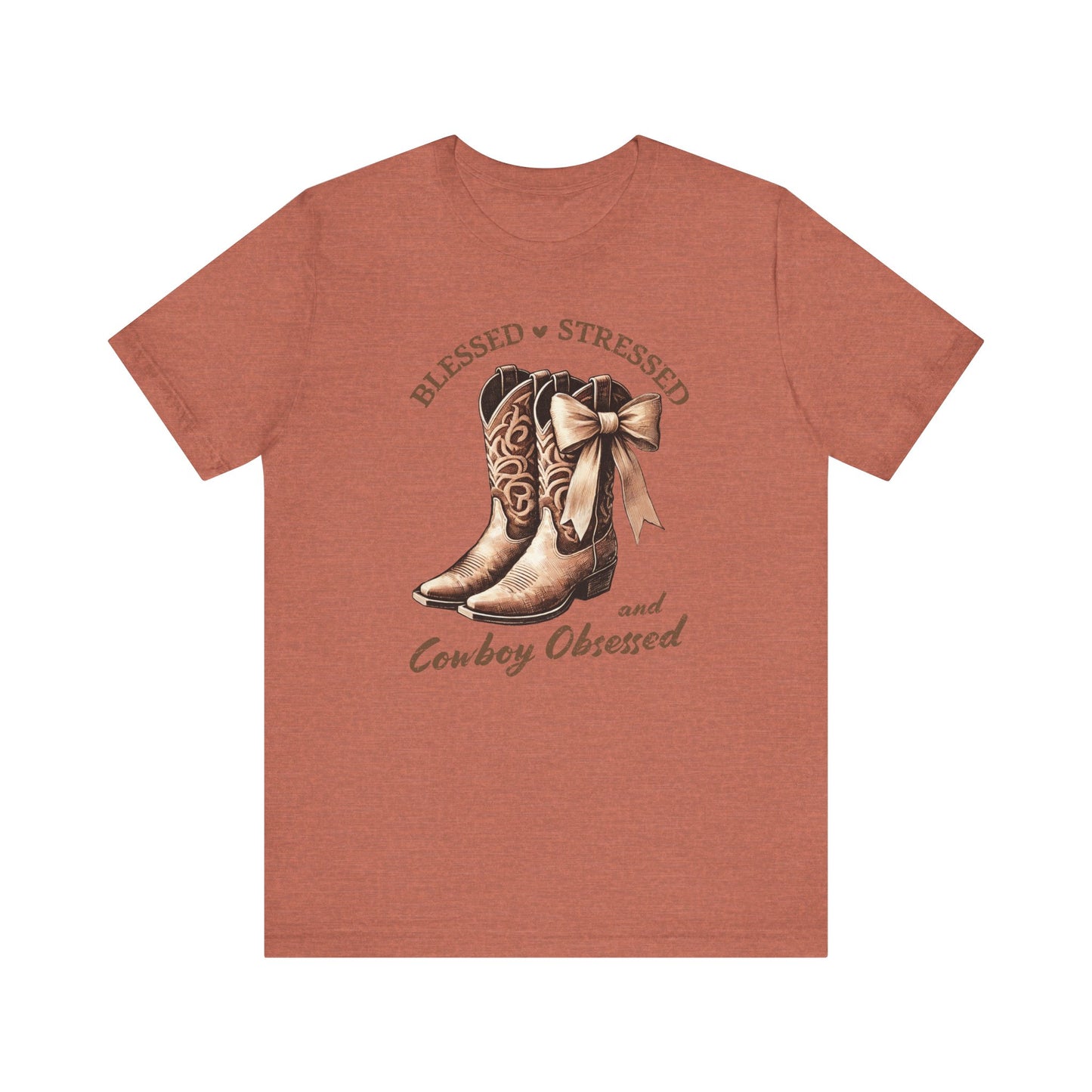 Blessed Stressed & Cowboy Obsessed Tee