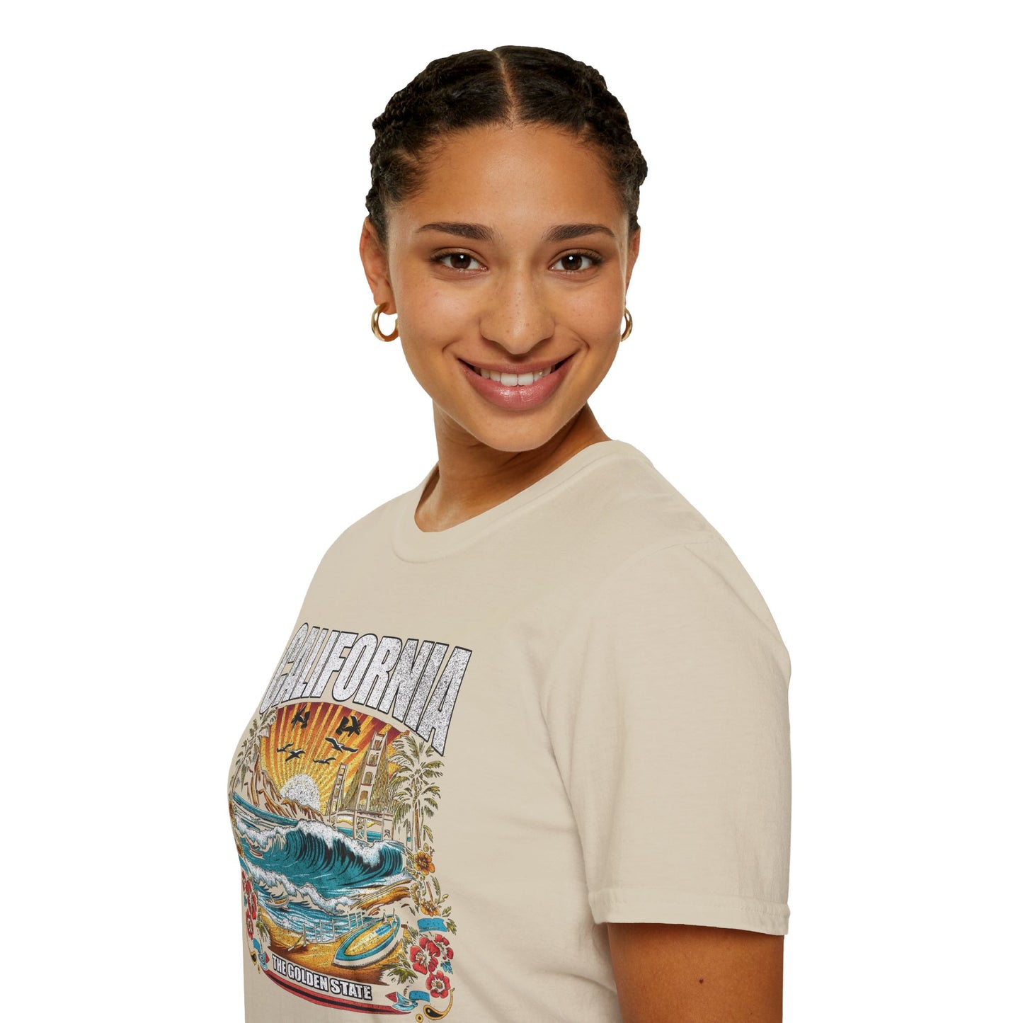 California The Golden State Graphic Tee