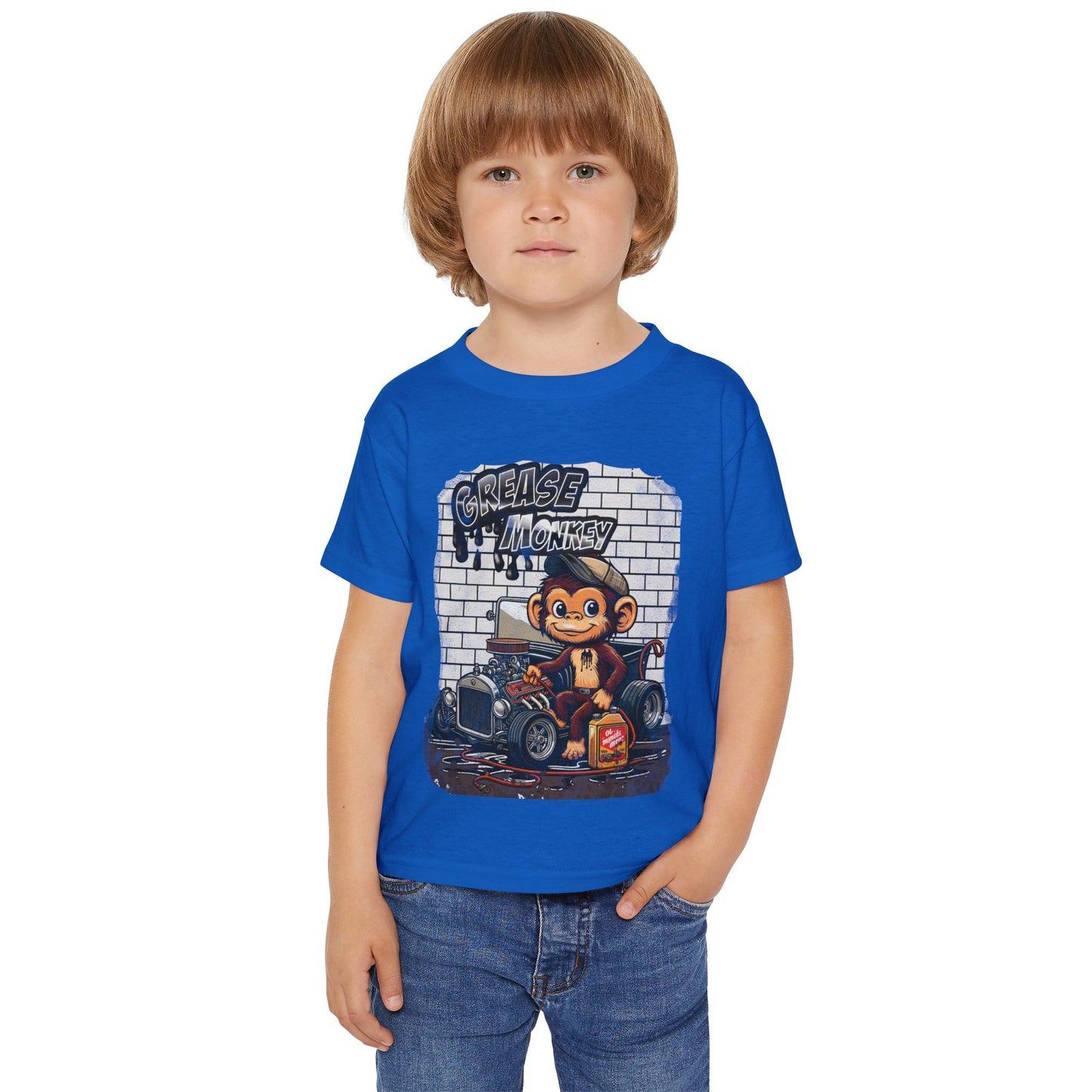 Toddler Graphic Tee - Grease Monkey Design