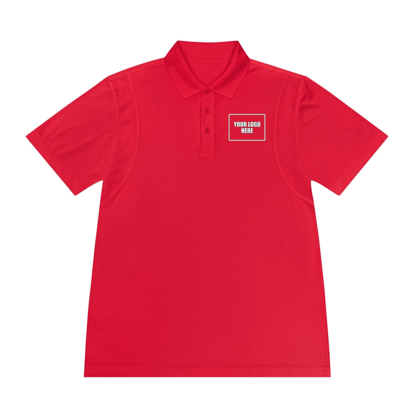 Customizable Sport Polo Work Shirt with Front Pocket Logo
