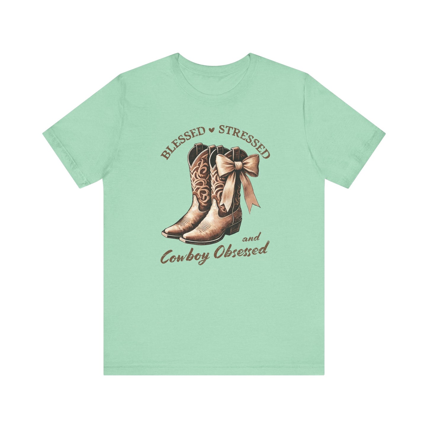 Blessed Stressed & Cowboy Obsessed Tee