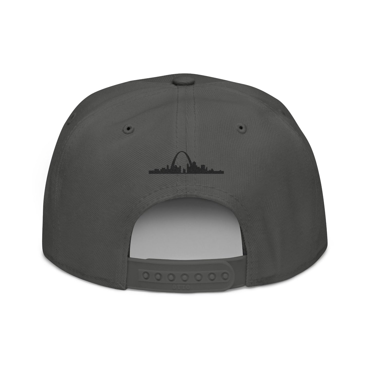 Embroidered Snapback-Full Front Saint Louis Logo
