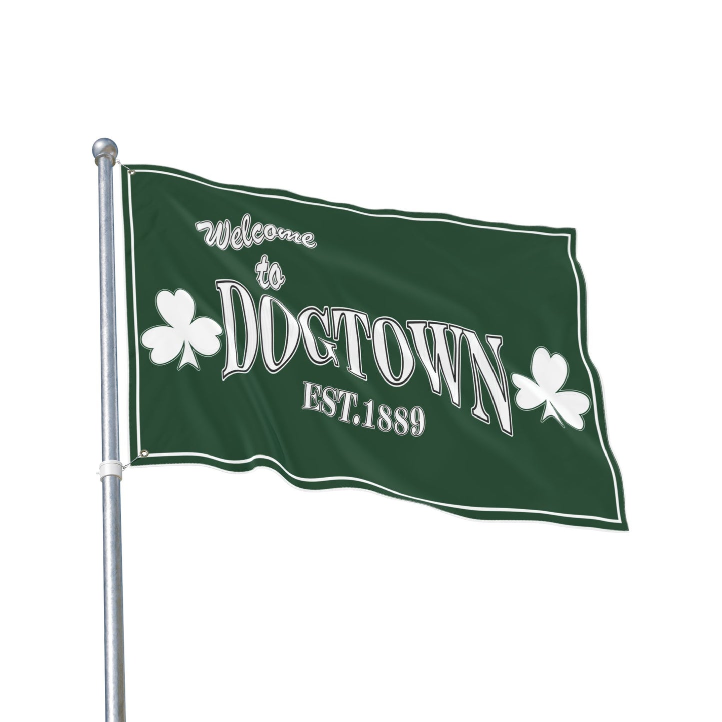 Welcome To Dogtown - Double Sided Flag