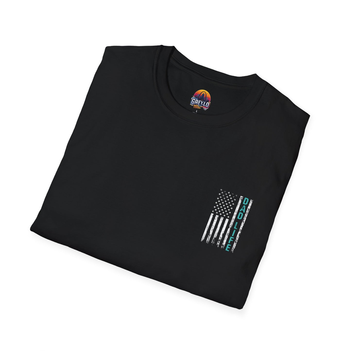 Dad Life Front and Back Graphic Tee