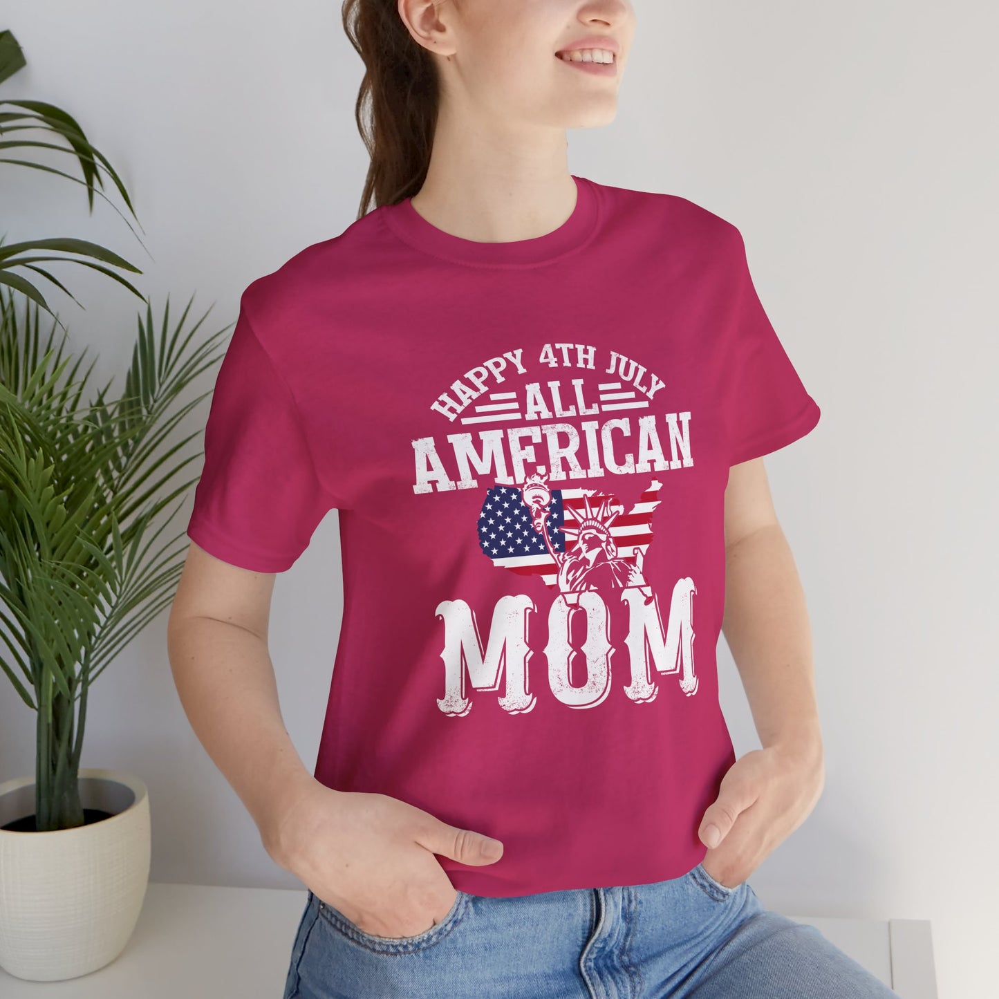 All American Mom 4th of July Tee