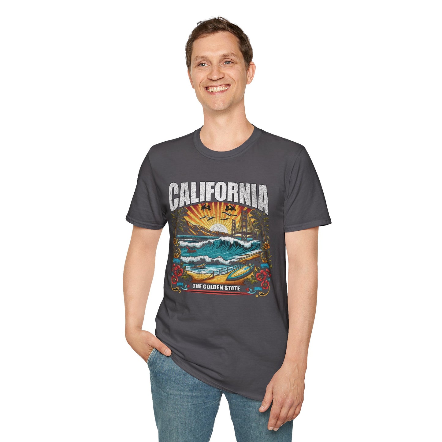 California The Golden State Graphic Tee