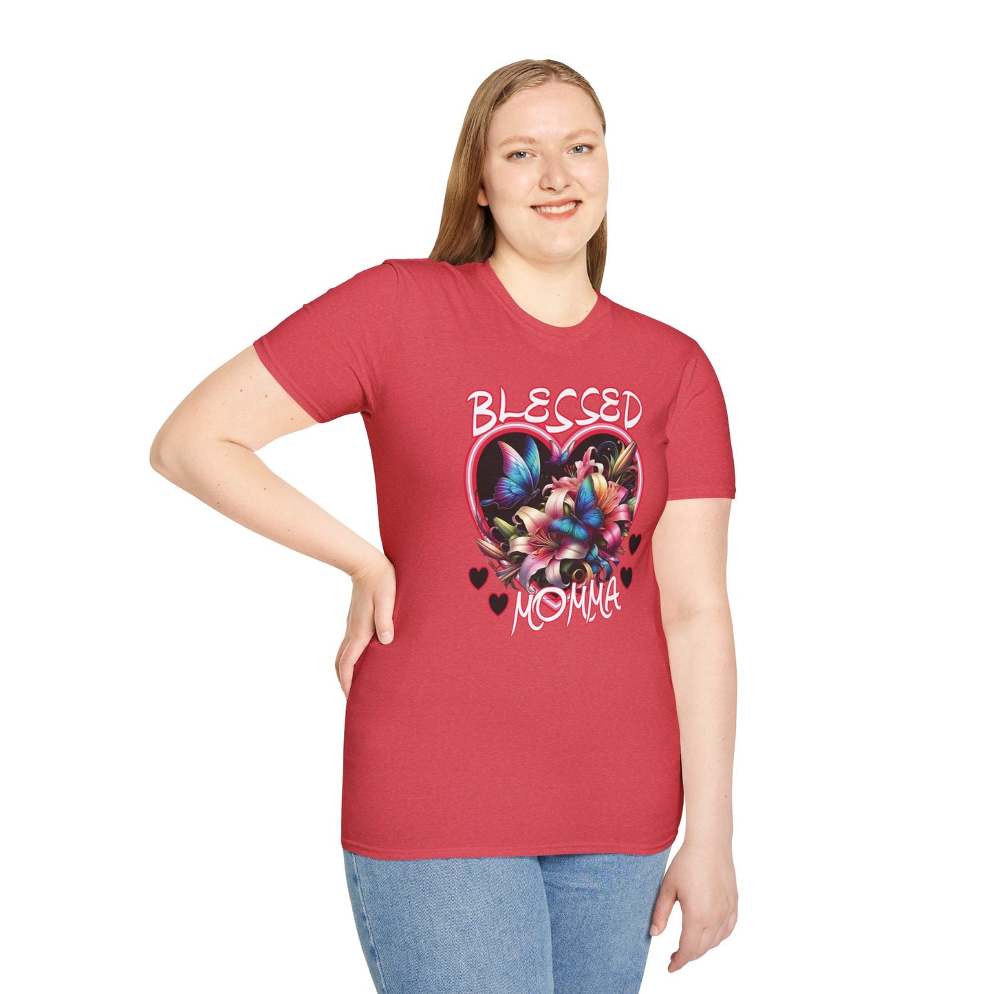 Blessed Momma Unisex Softstyle T-Shirt
